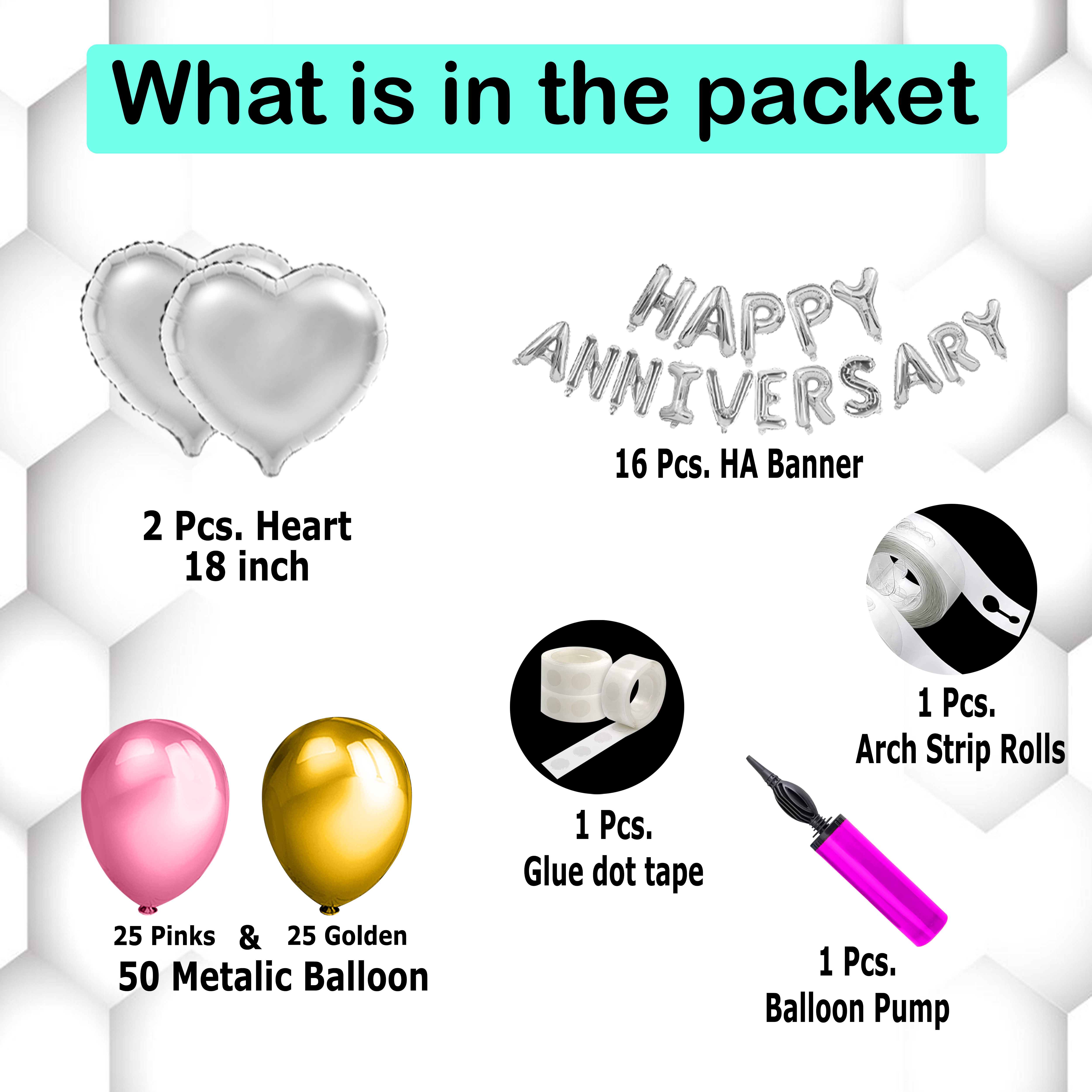 Anniversary Celebration Decoration Set