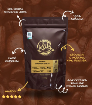 Café Raiz Doce de Leite 250g em grãos