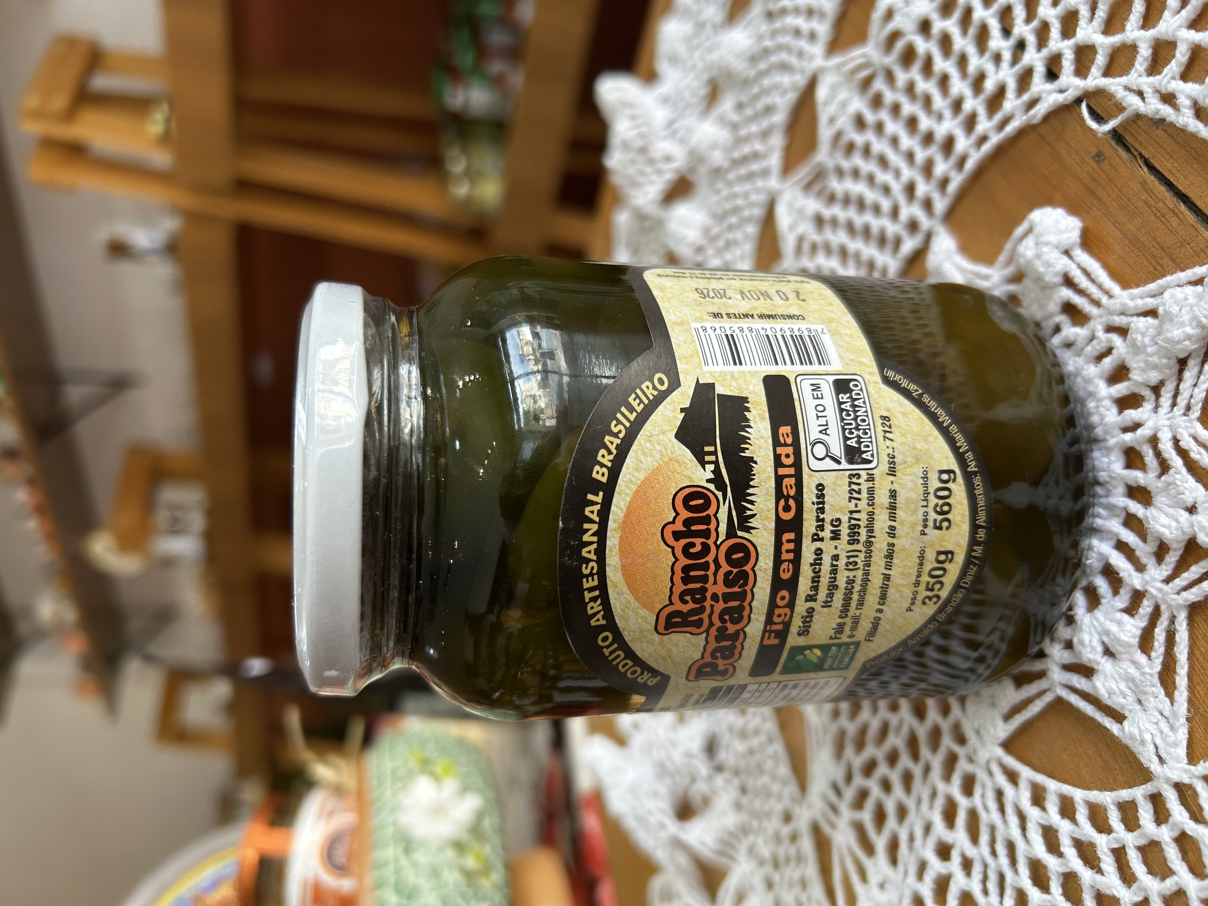 Doce de Figo em Caldas Rancho Paraiso