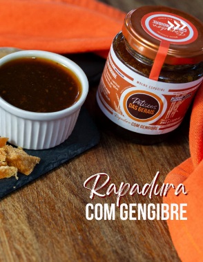 Molho Rapadura com Gengibre Petiscos da Gerais 240G