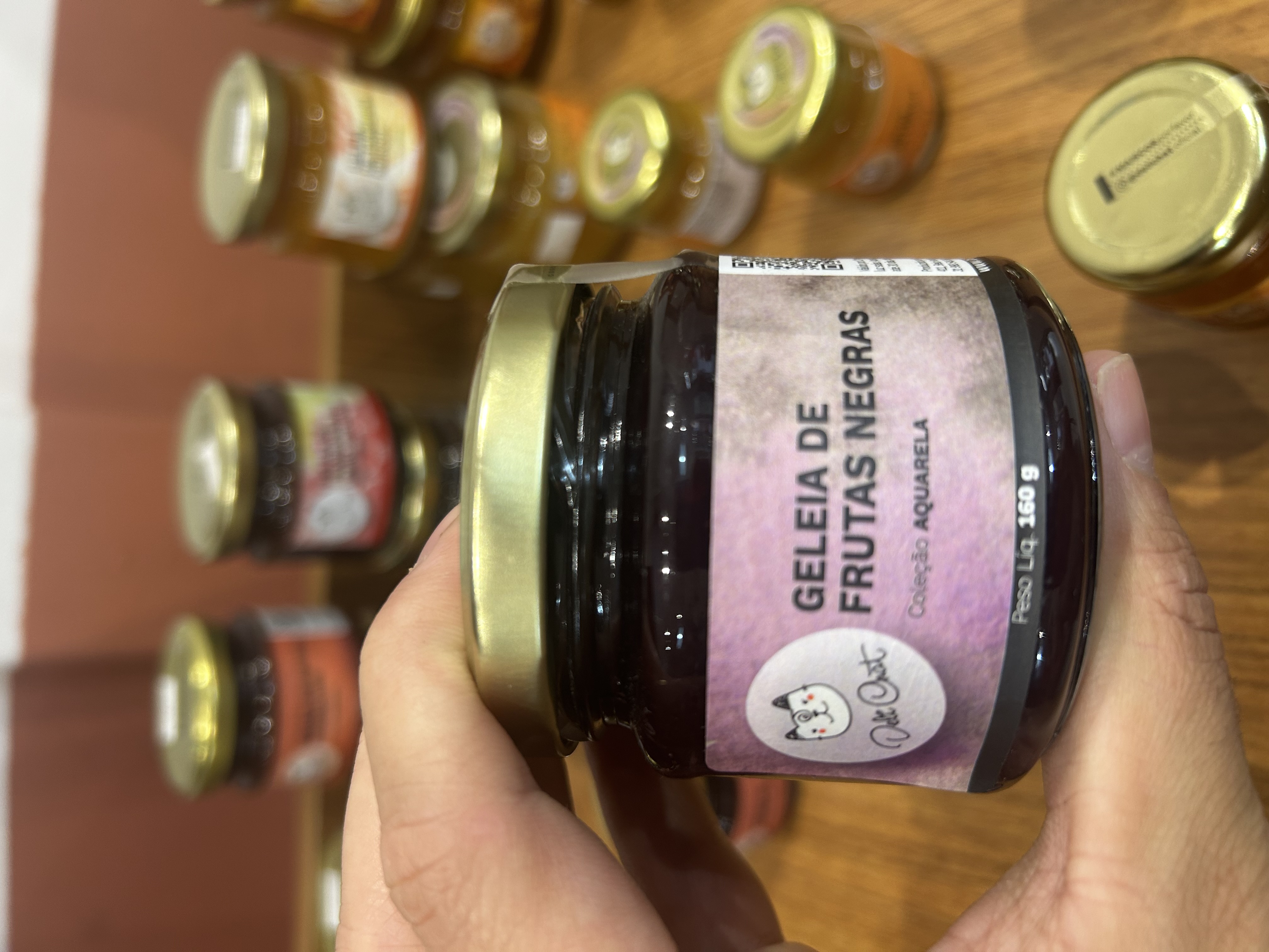 Geleia de Frutas Negras Deli Chat 160g