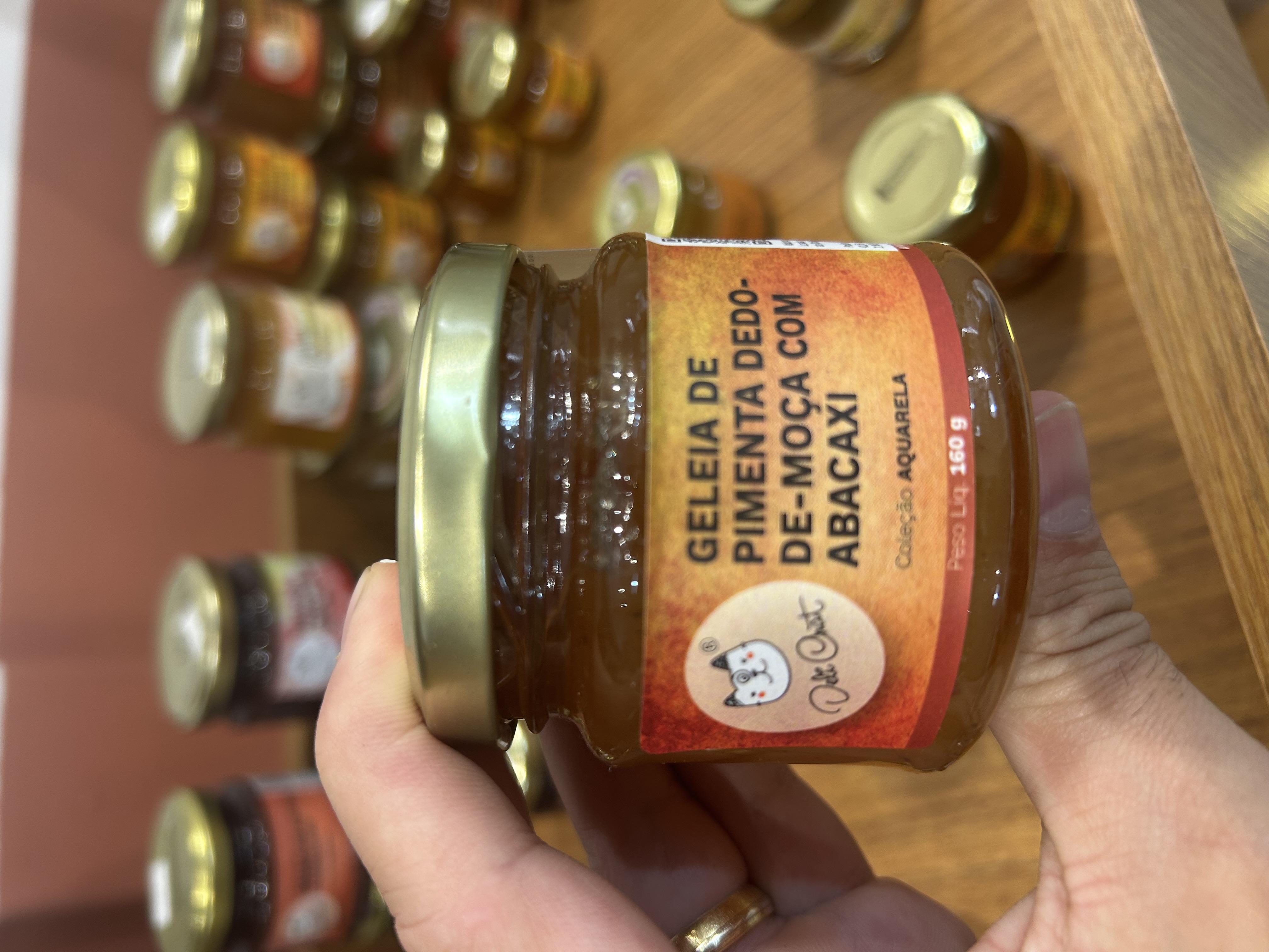 Geleia de Pimenta Dedo-de-Moça com Abacaxi