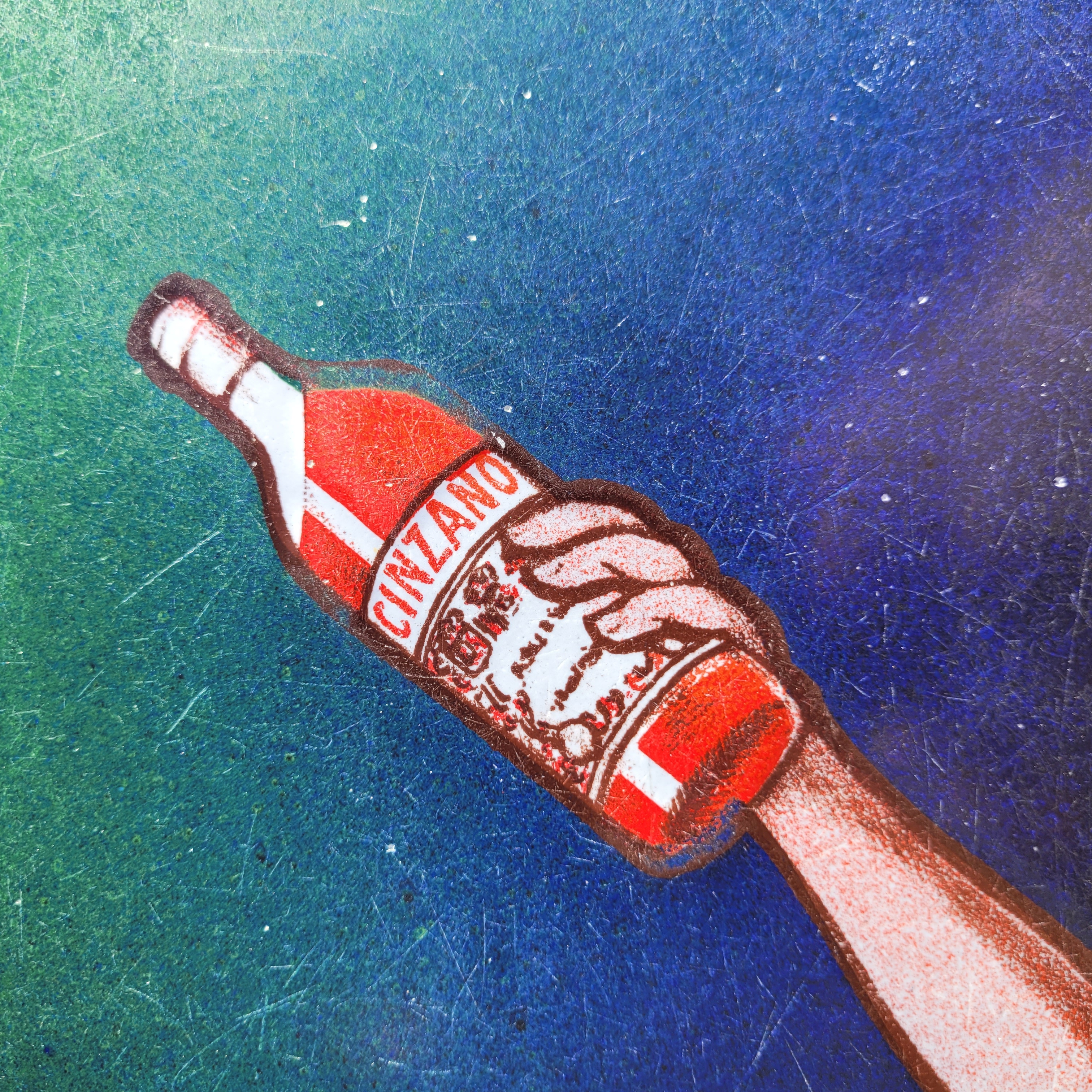 Old Original CINZANO sign Cappiello 