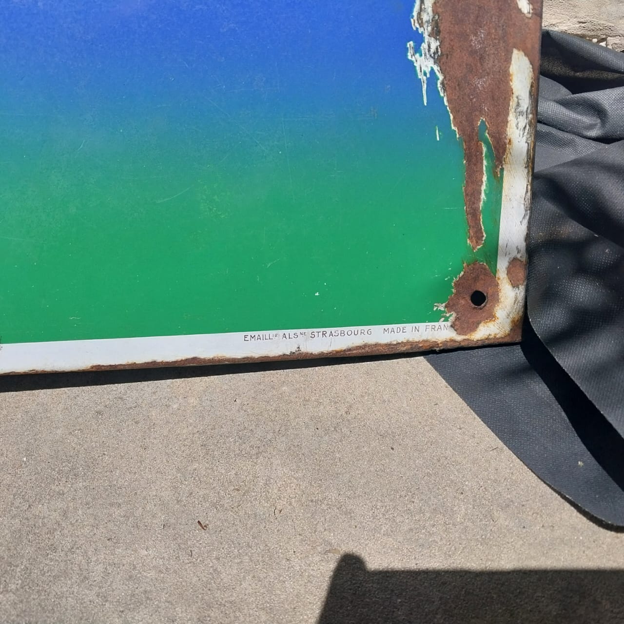 Old Original Enamel CINZANO sign