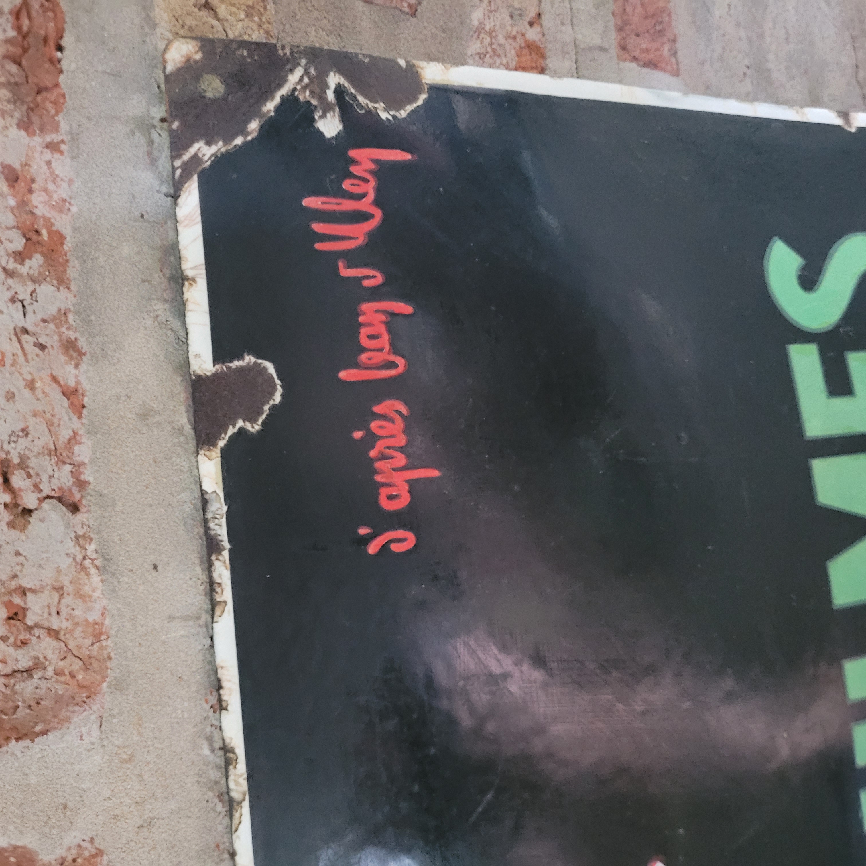 Original Enamel Porcelain QUILMES BOCK BEER sign 