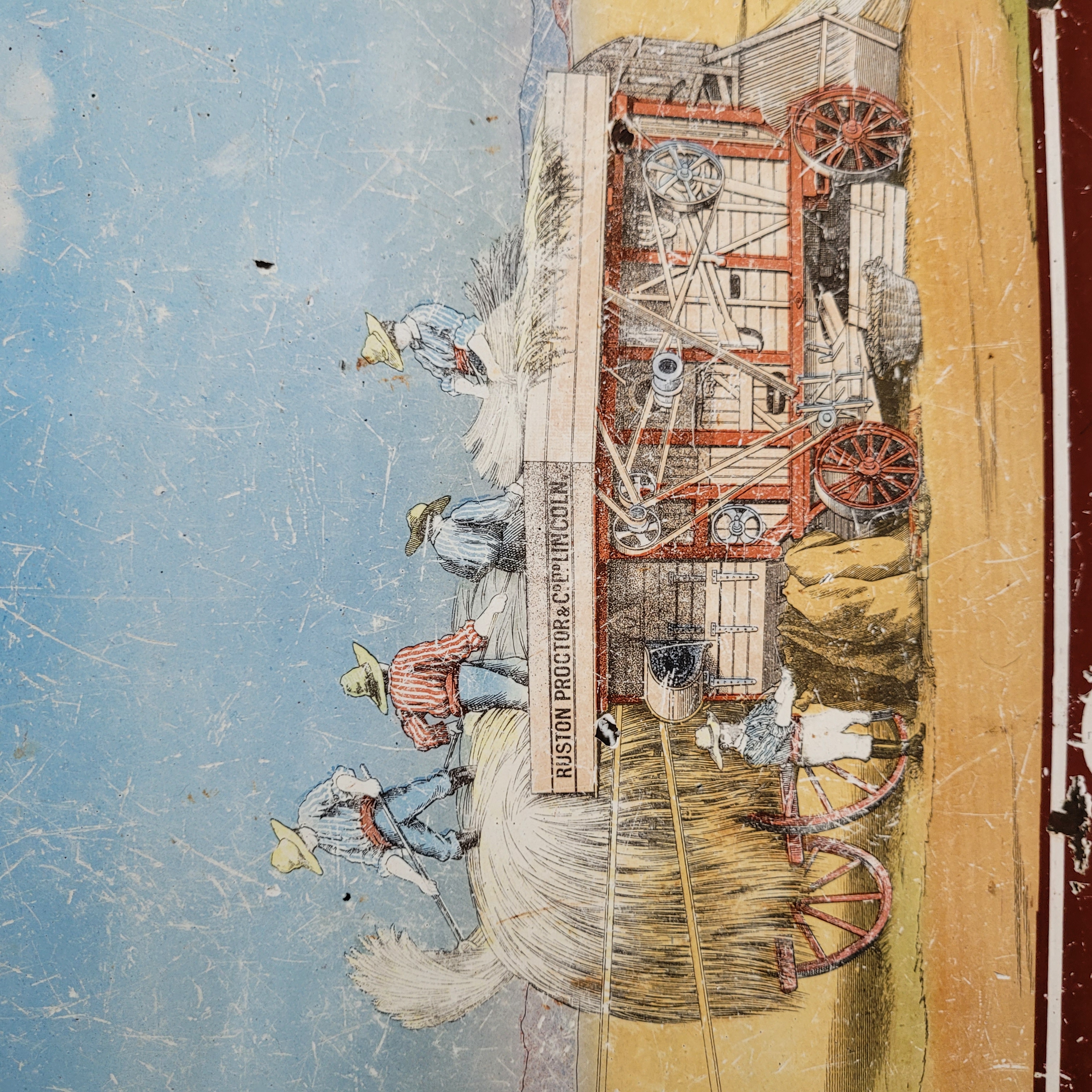 Original Enamel Porcelain RUSTON, PROCTOR & Cia sign  