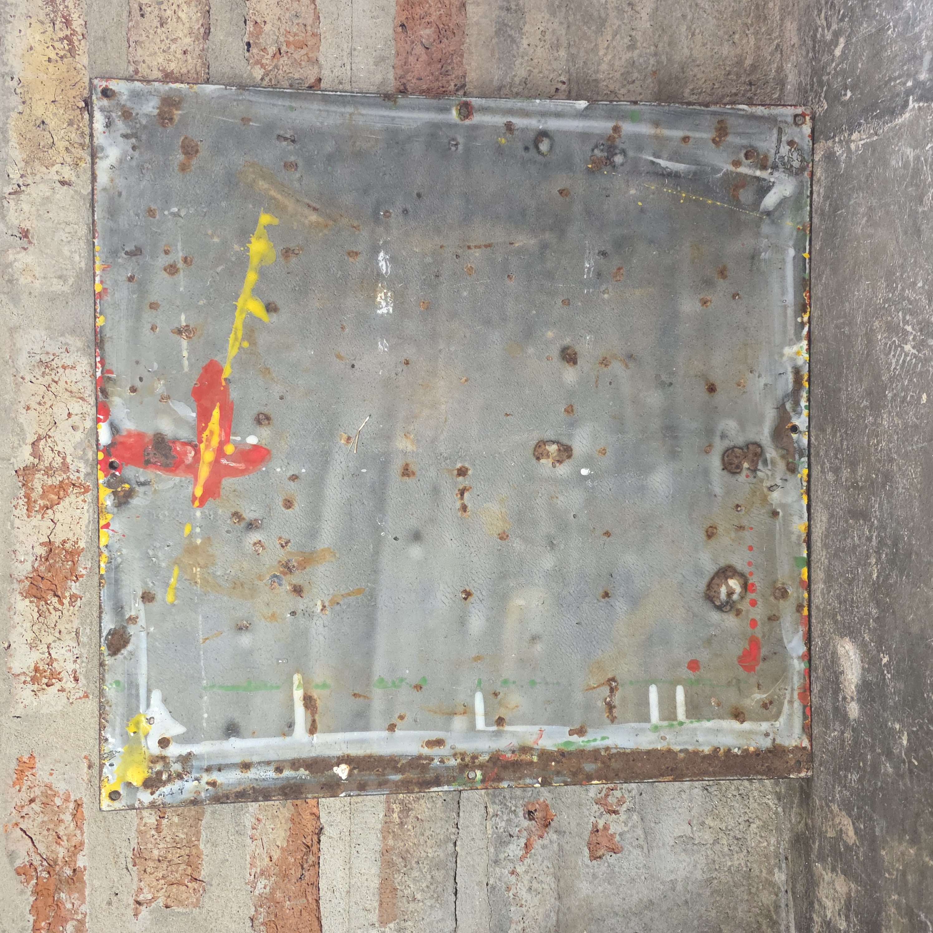 Old Original Enamel Porcelain Huntley & Palmers Ginger Nuts Sign