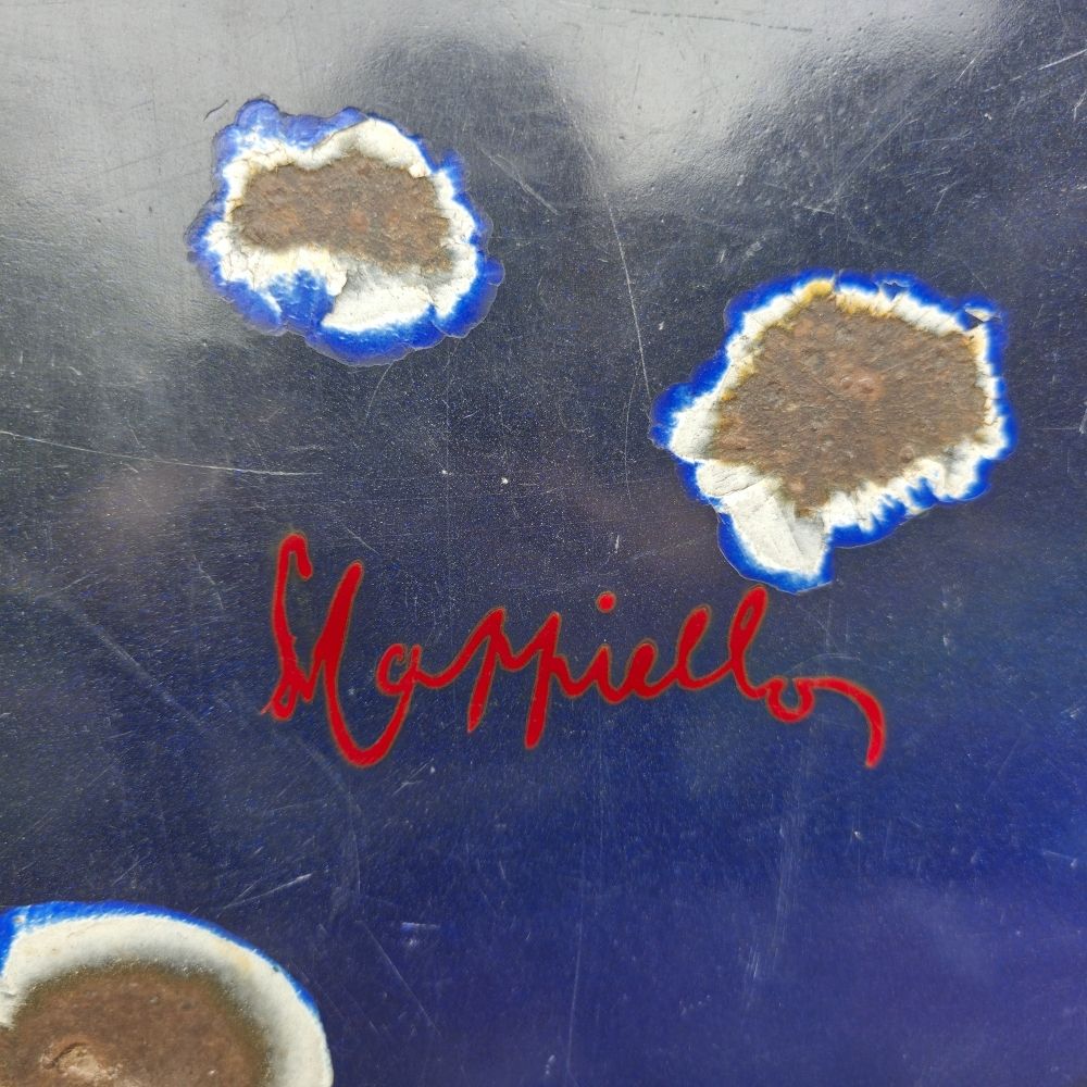 CINZANO CAPIELLO Cartel Enlozado Original!! 