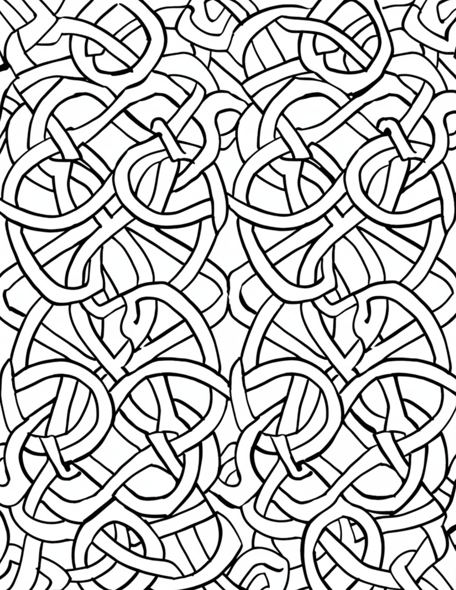 Explore 200 Intricate Interlocking Pattern Coloring Pages – Perfect for Relaxation and Mindfulness