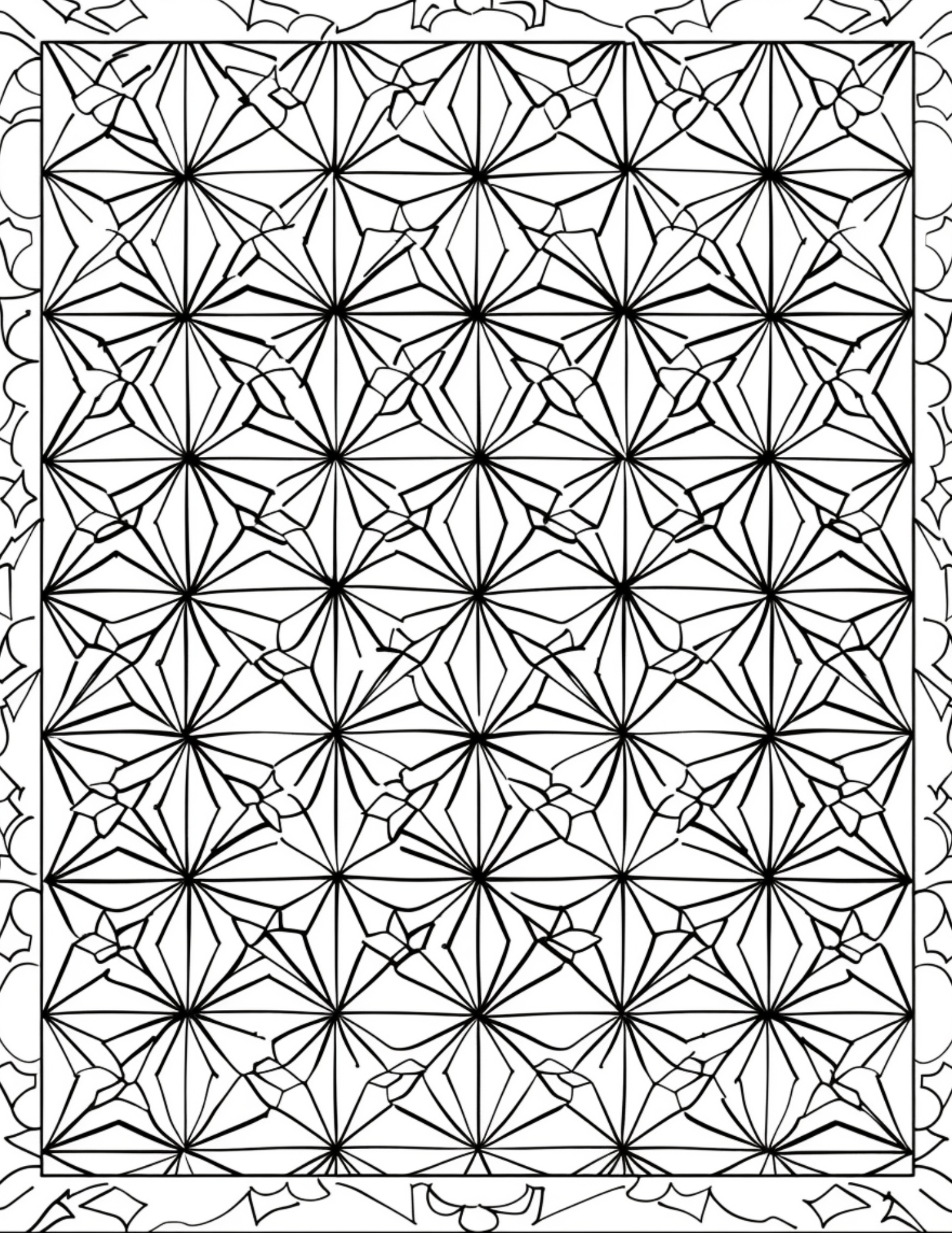 Explore 200 Intricate Interlocking Pattern Coloring Pages – Perfect for Relaxation and Mindfulness
