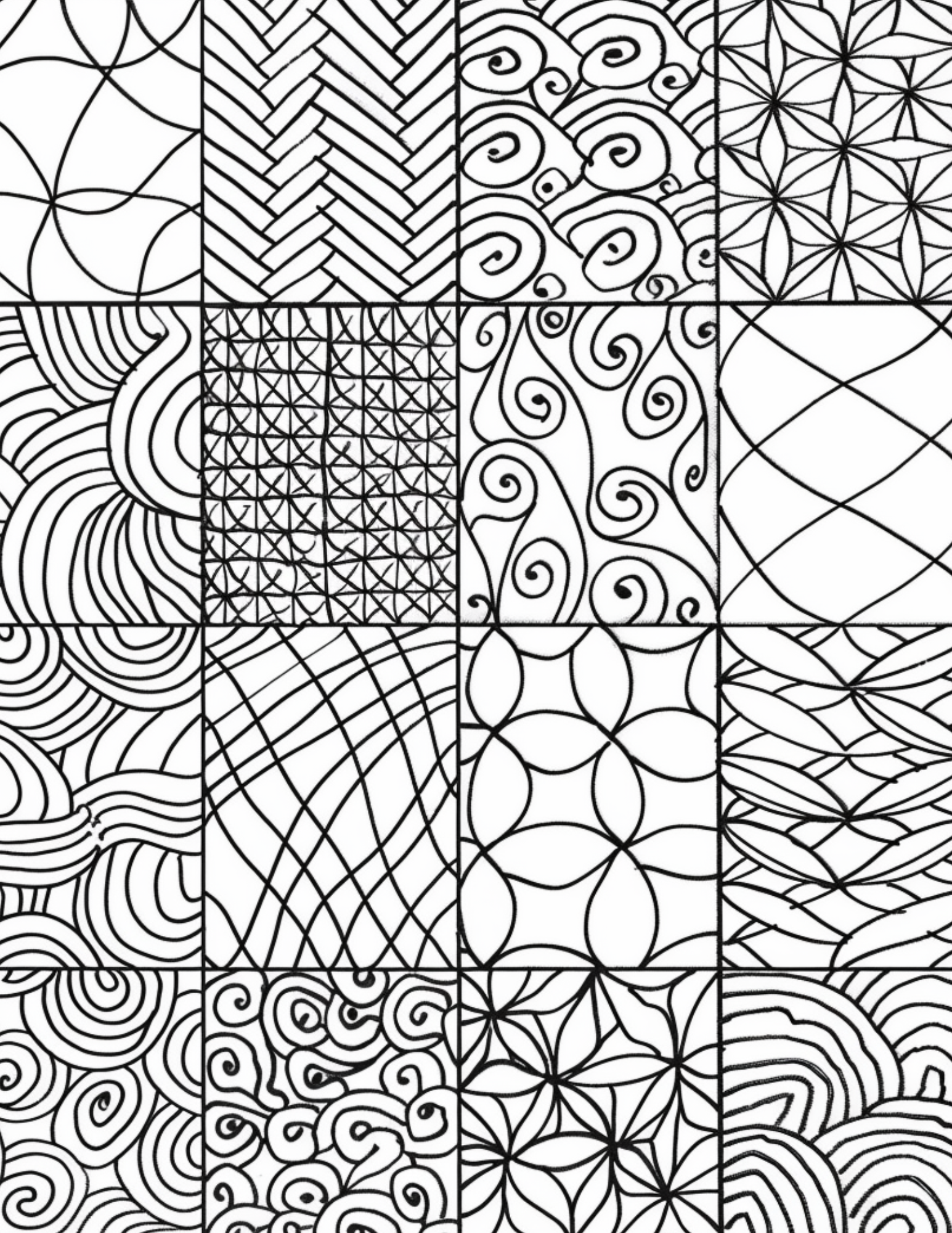 145 Quilt-Themed Pattern Coloring Pages for Creative Relaxation
