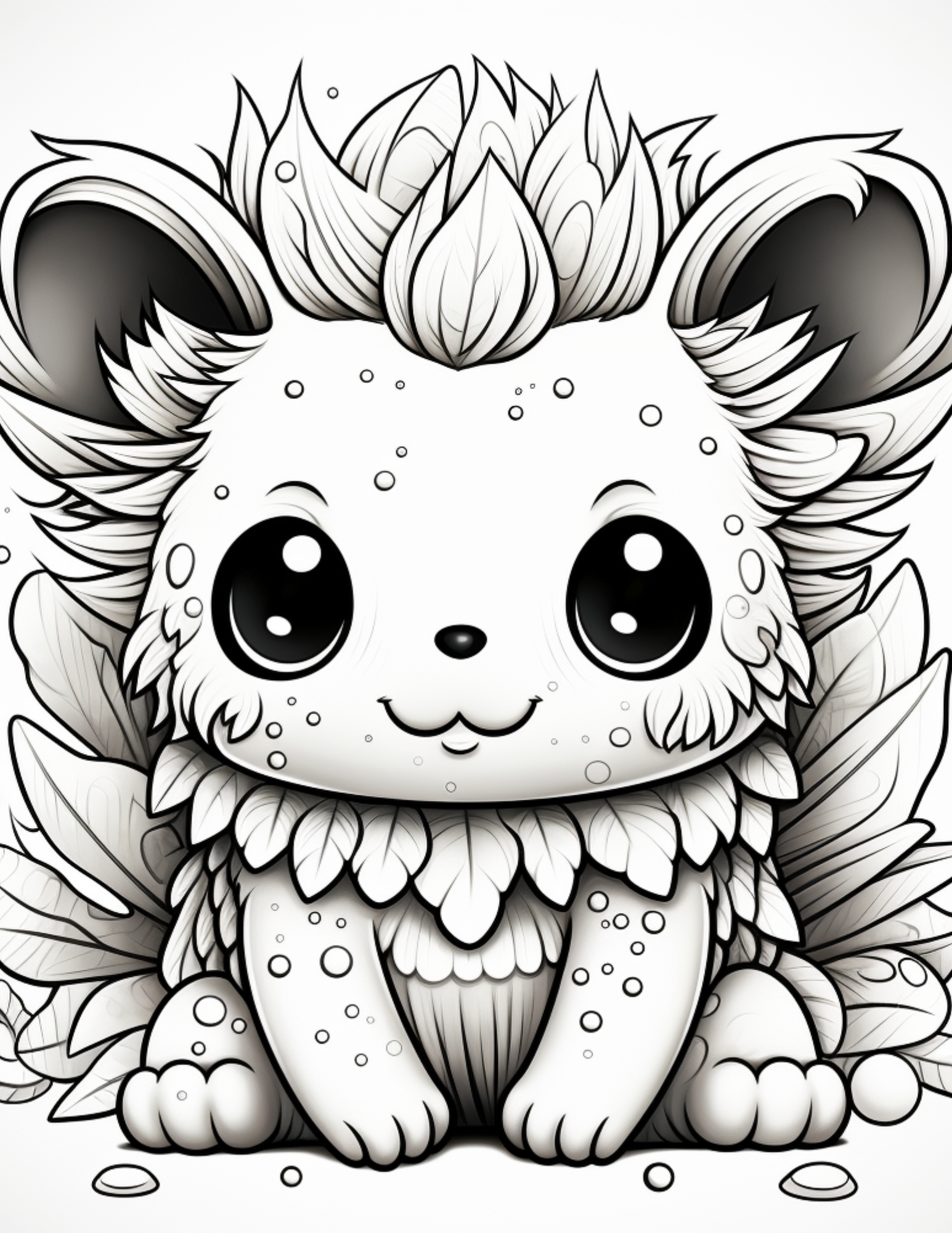 125 Mochi Cute Coloring Pages for Relaxation and Fun