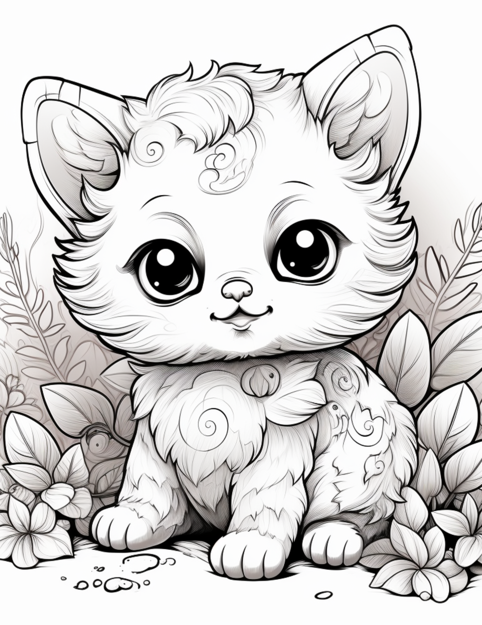 125 Mochi Cute Coloring Pages for Relaxation and Fun