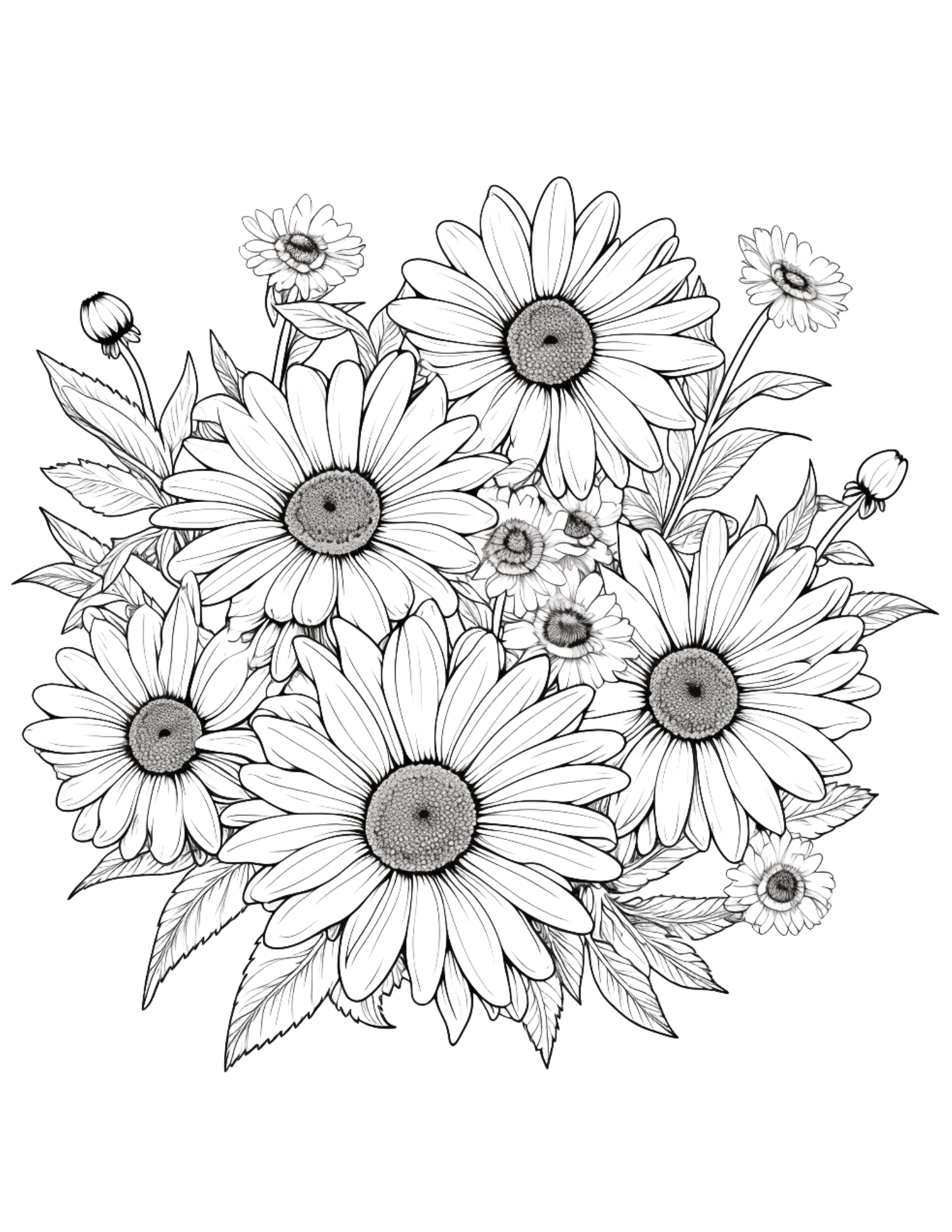 Discover 80 Beautiful Flower Coloring Pages for Relaxation and Creativity