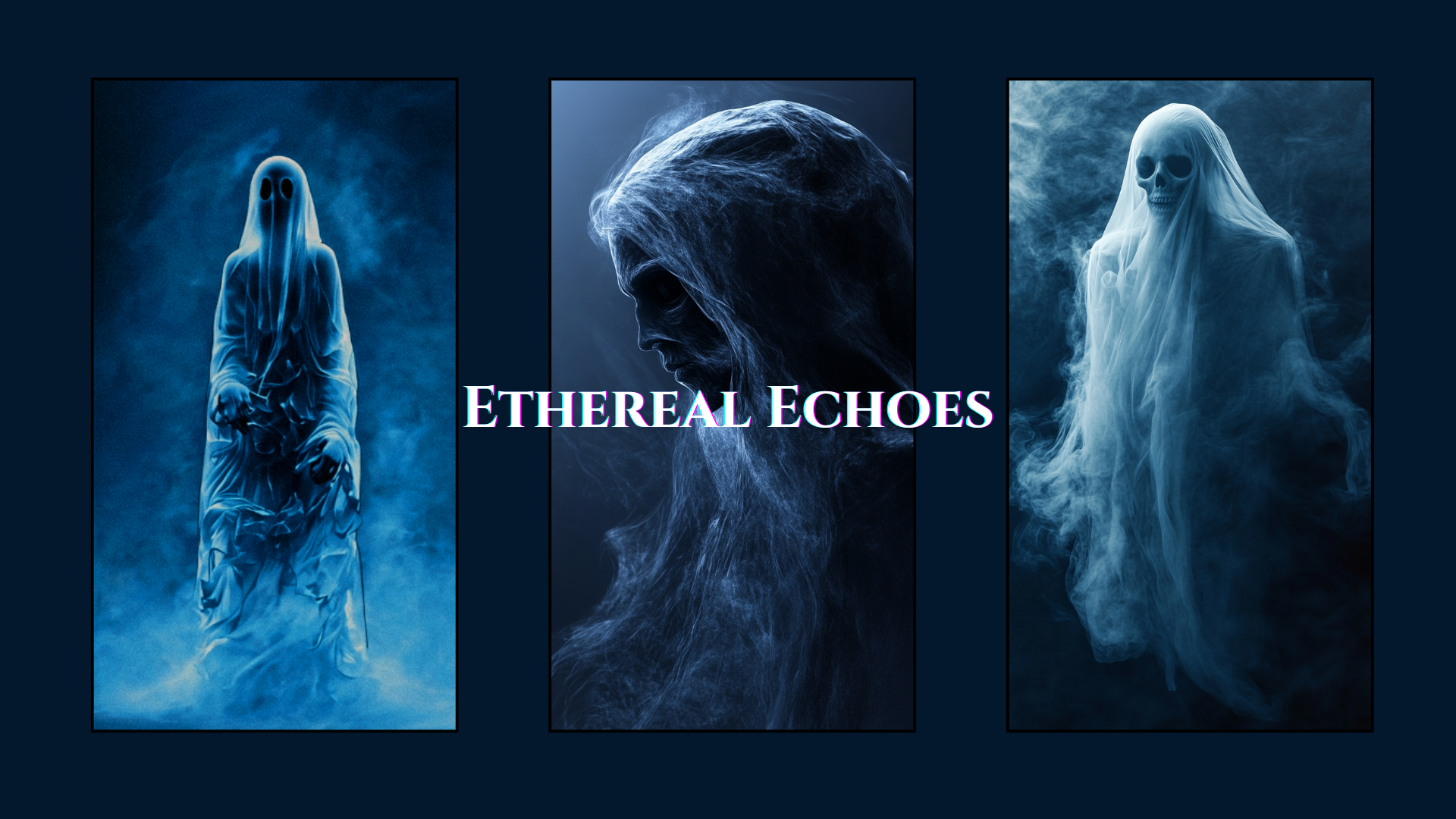 Ethereal Echoes: Three Haunted Ghost Mobile Animated Backgrounds