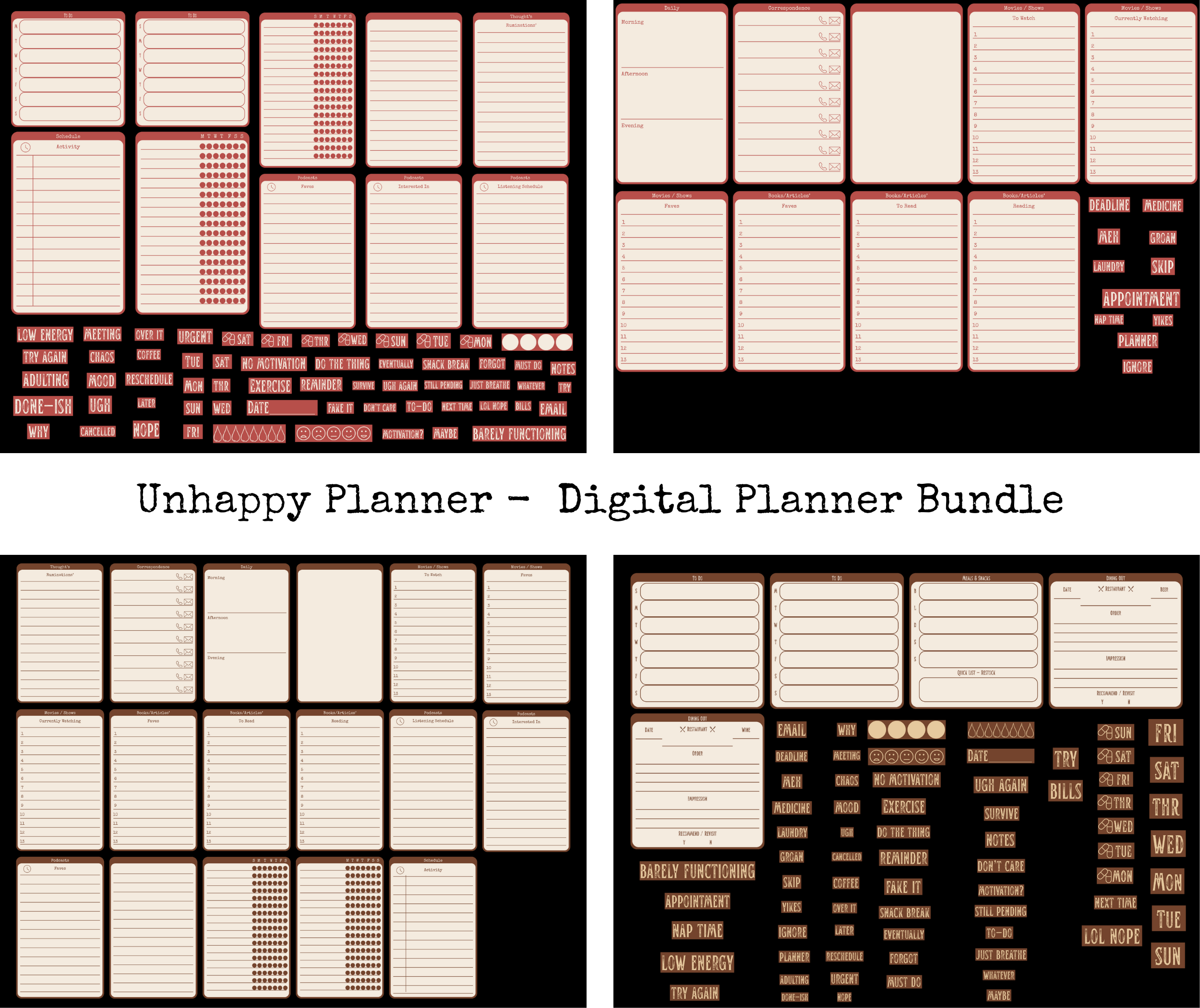 Unhappy Planner