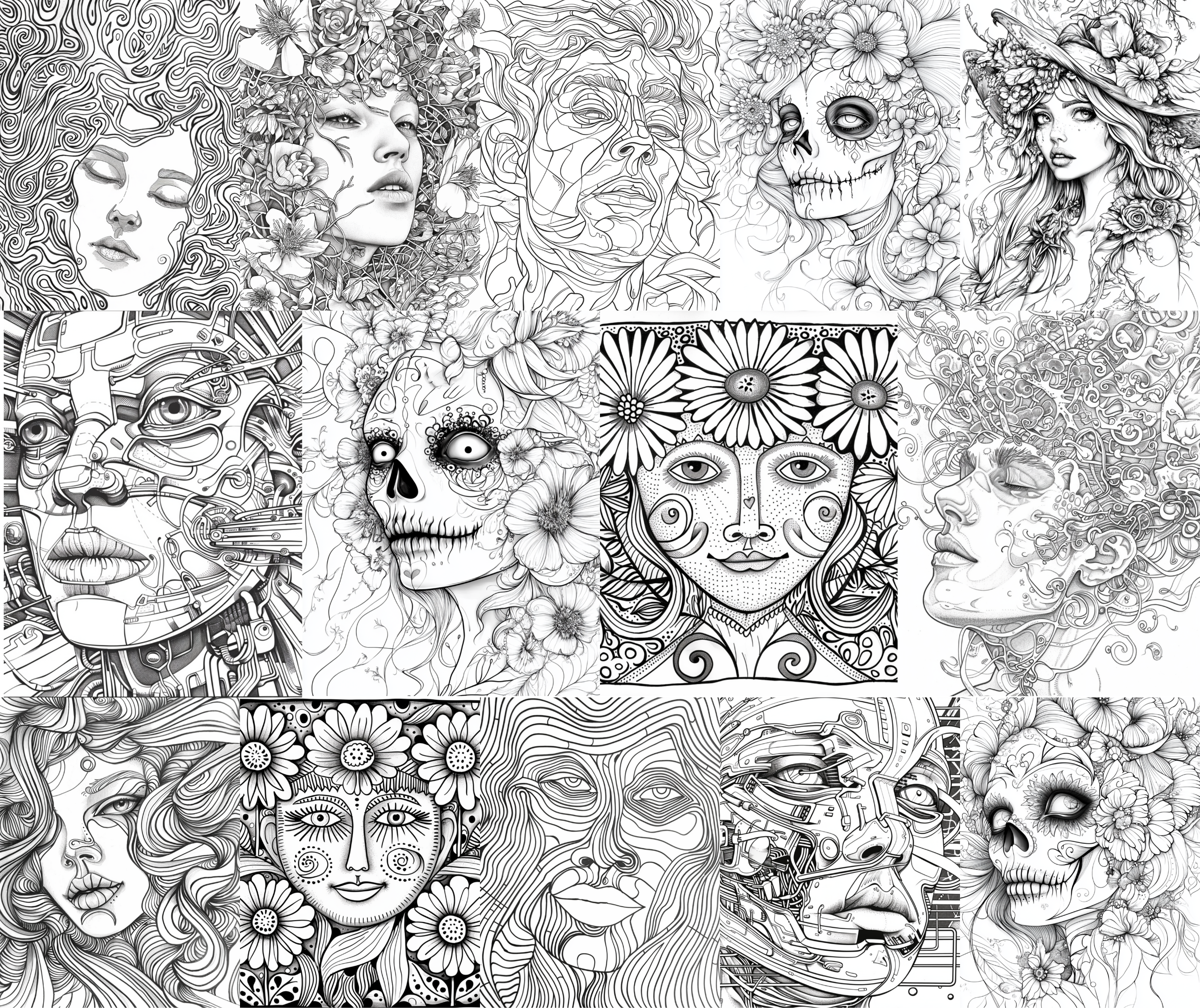 🎨 MEGA Coloring Page Bundle