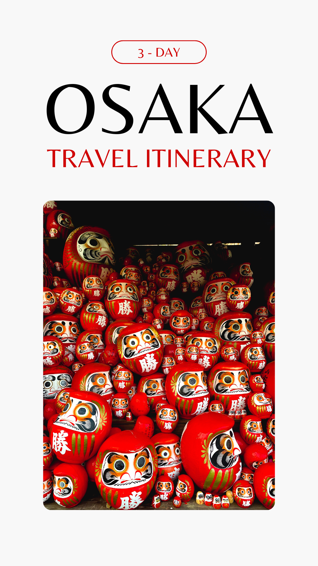 3-Day Osaka Travel Itinerary