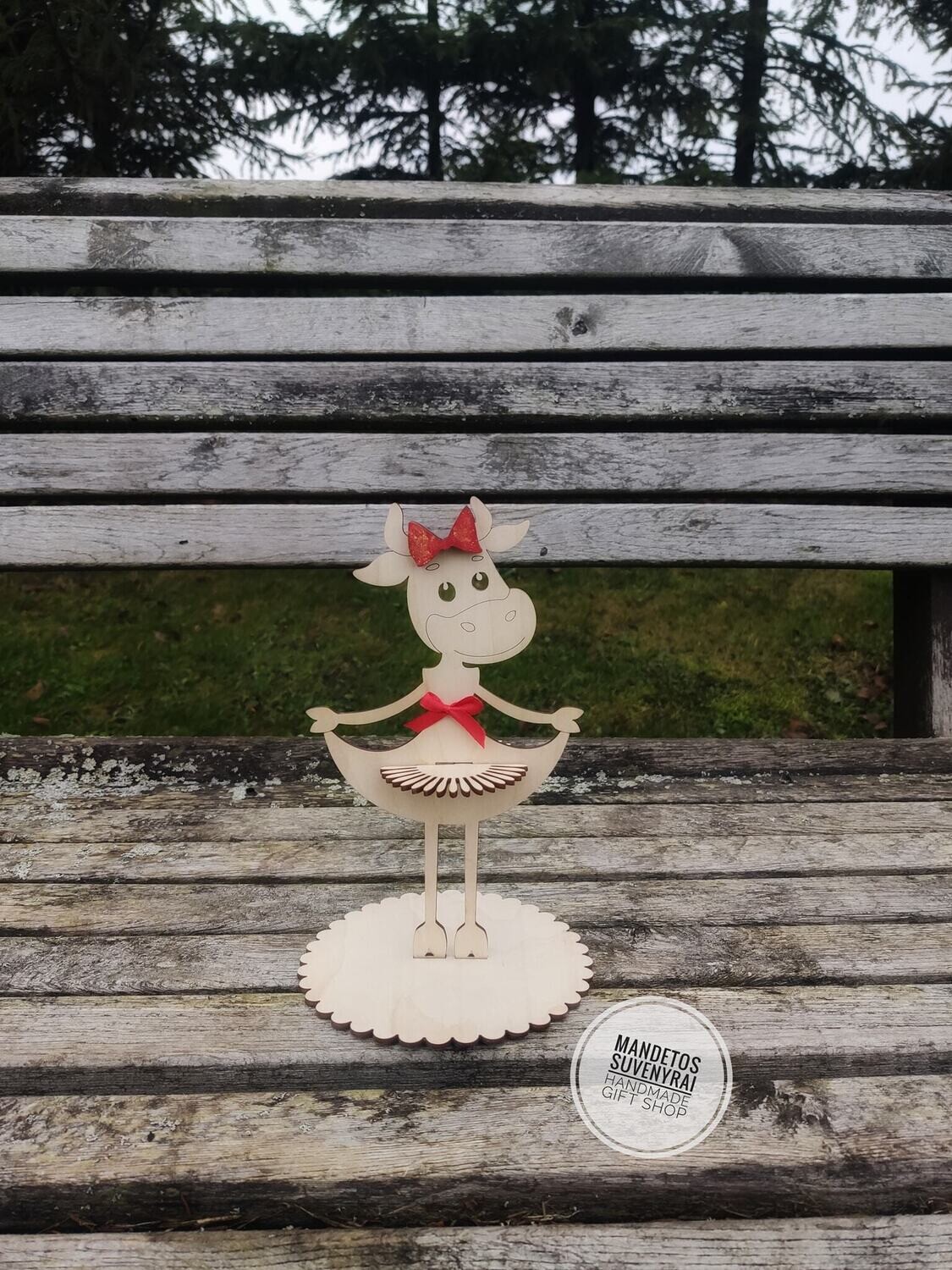 Servetėlių stovas "Karvytė"