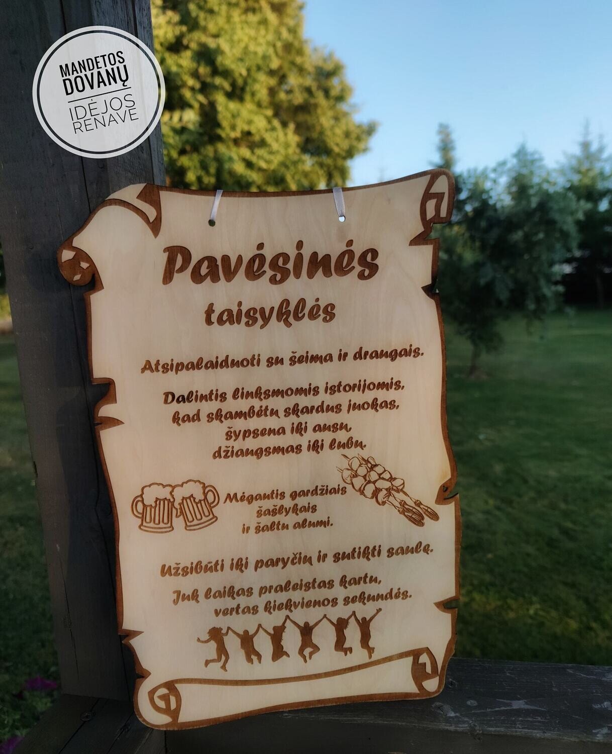 Pavėsinės taisyklės