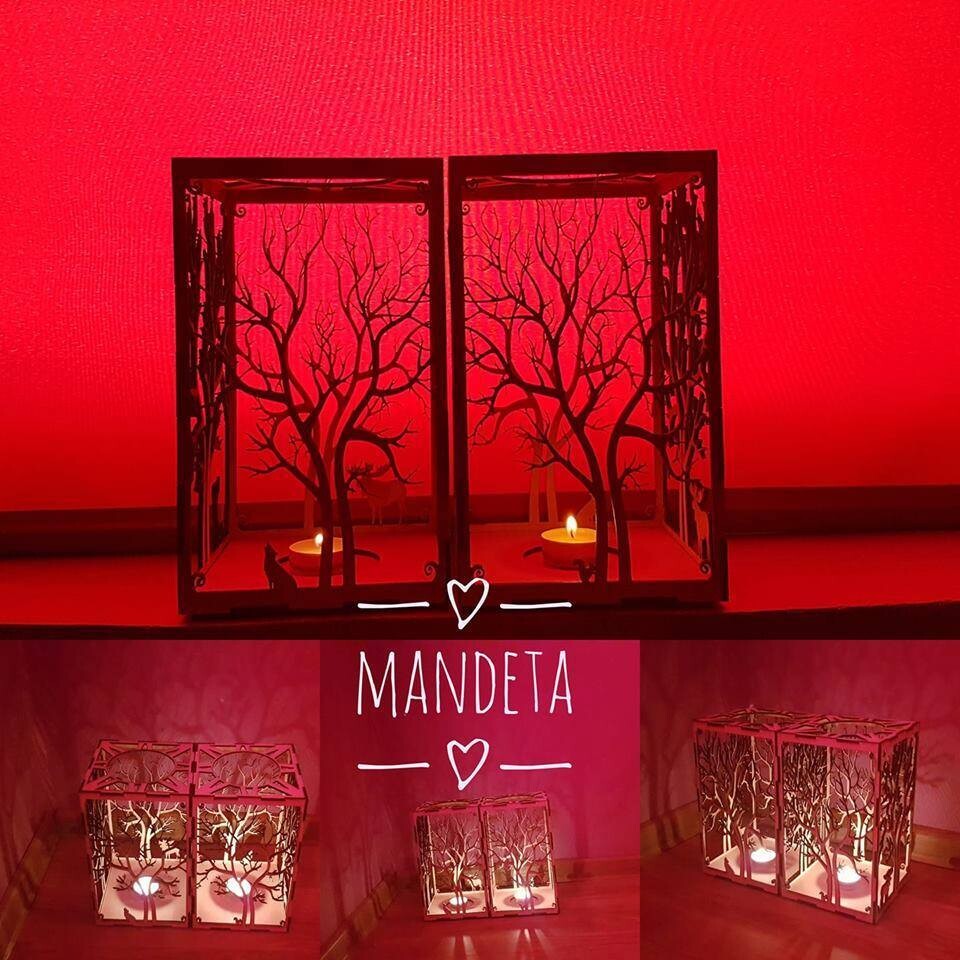 Jaukus žibintas/žvakidė