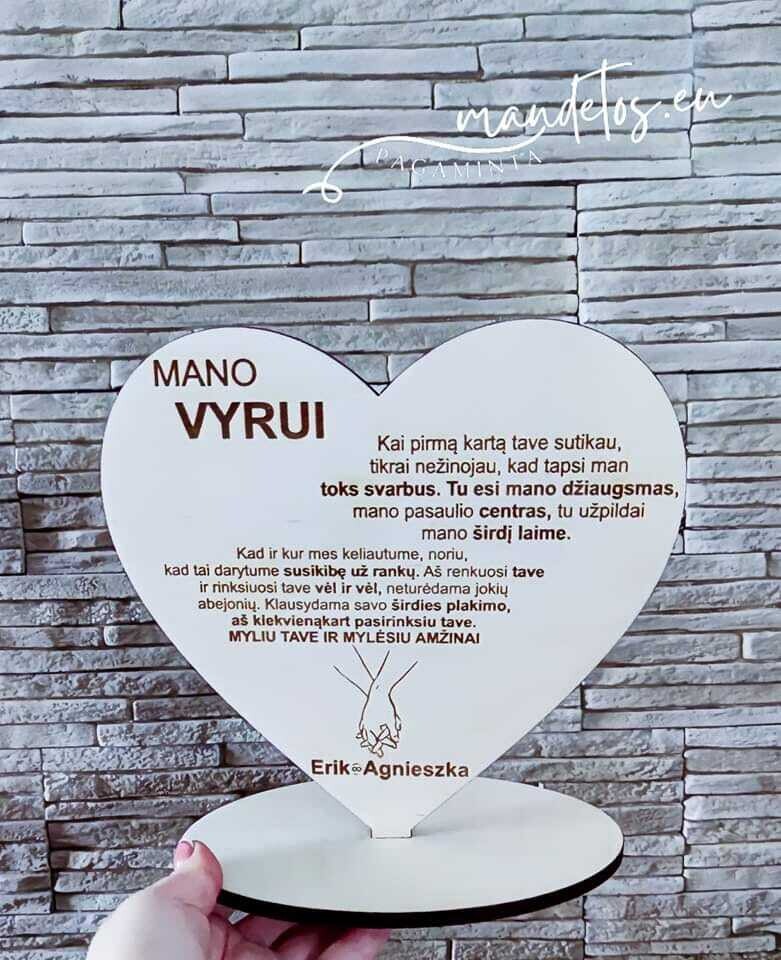 Dovana mano vyrui/žmonai