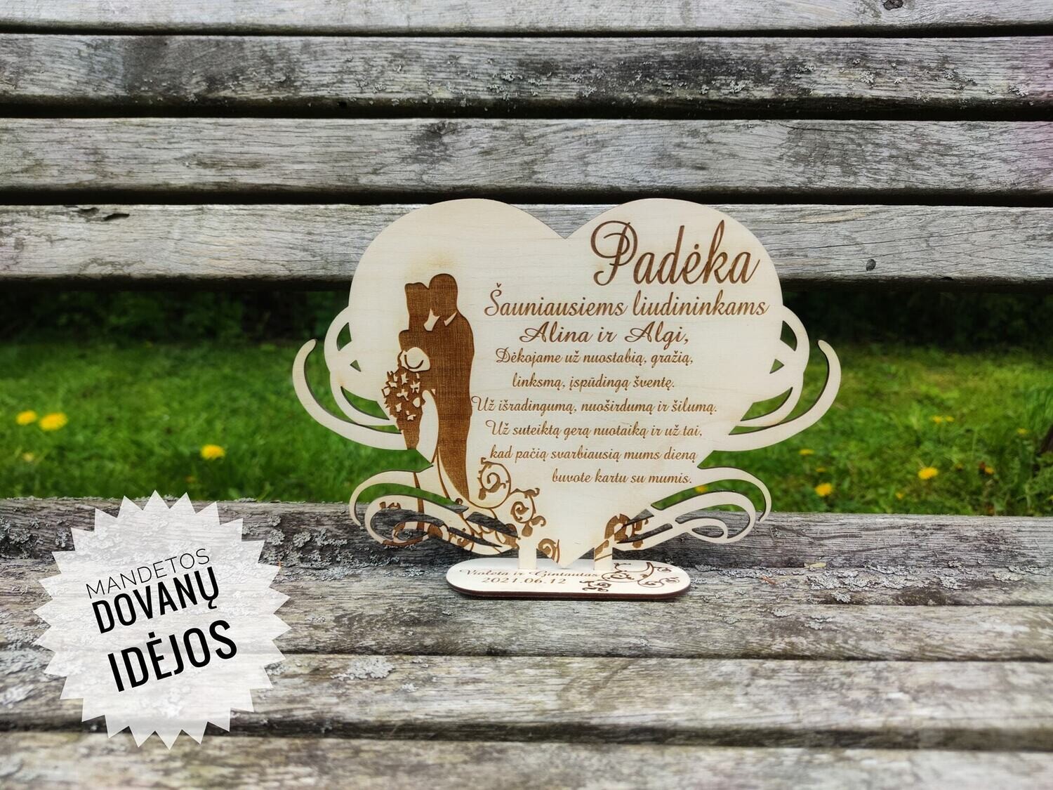 Padėka liudininkams