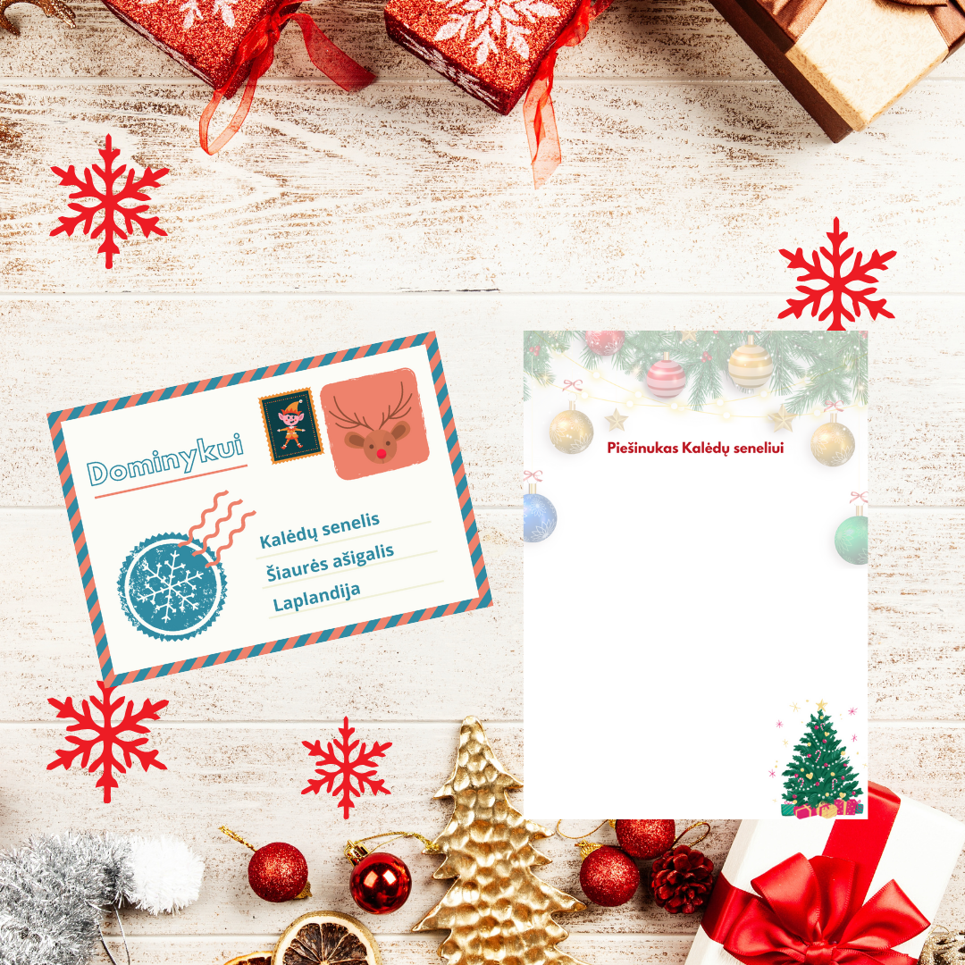 Laiškas nuo Kalėdų senelio 2 RINKINYS PDF