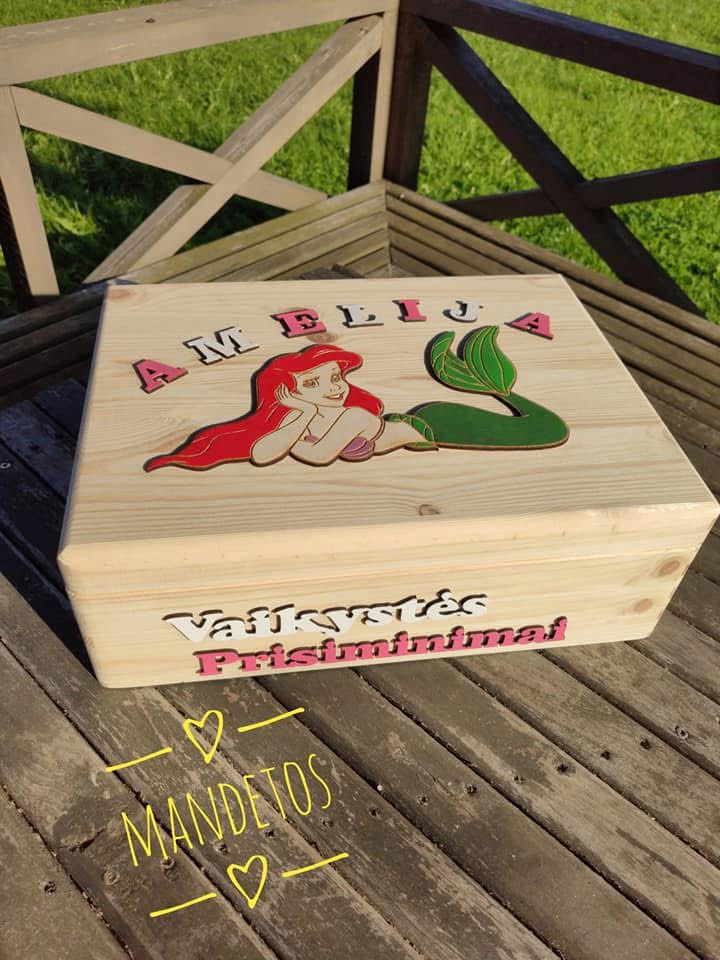 Krikštadėžė “Undinėlė”