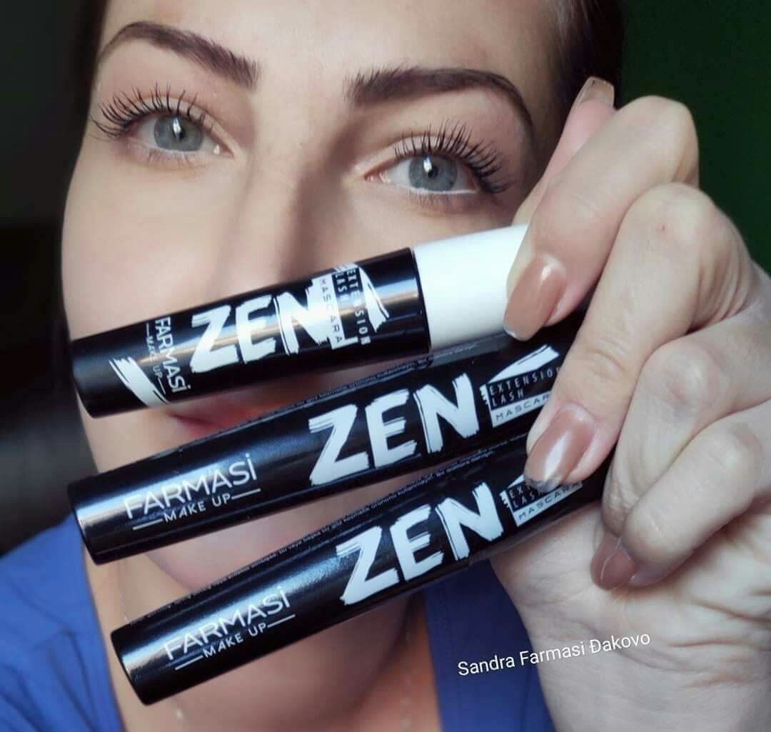 Blakstienų tušas Zen - ilginantis, suteikiantis apimties, sodriai juodas