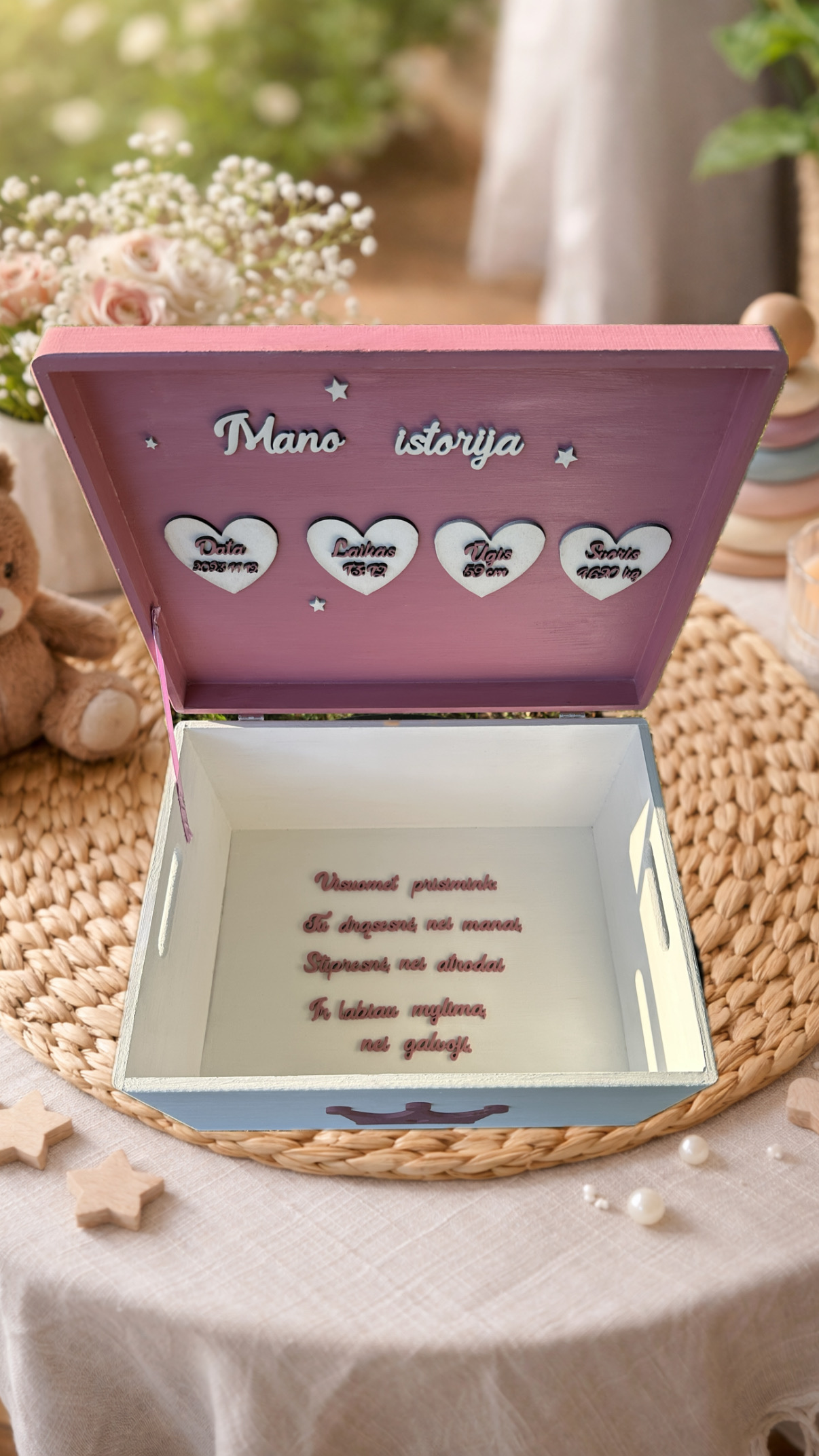 Vaikystės prisiminimų dėžė