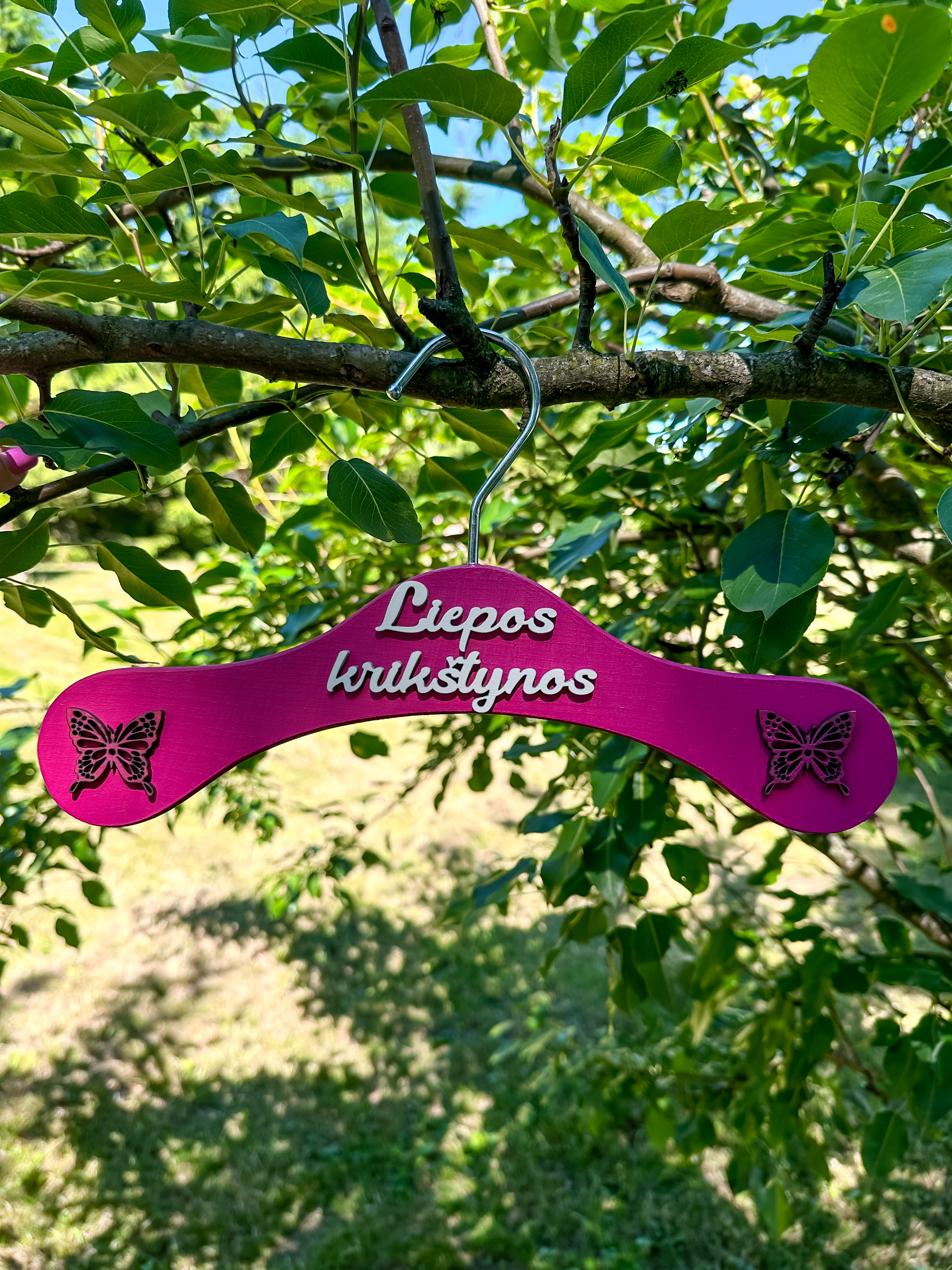 Medinė krikšto pakaba