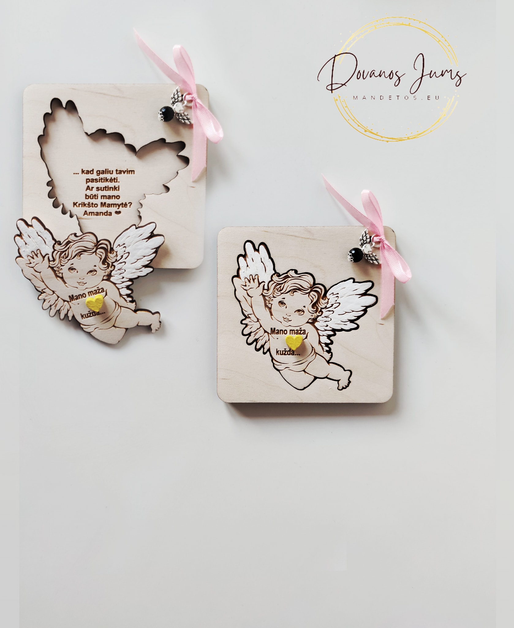 Kvietimas tapti krikšto tėvais "Angelas 2"