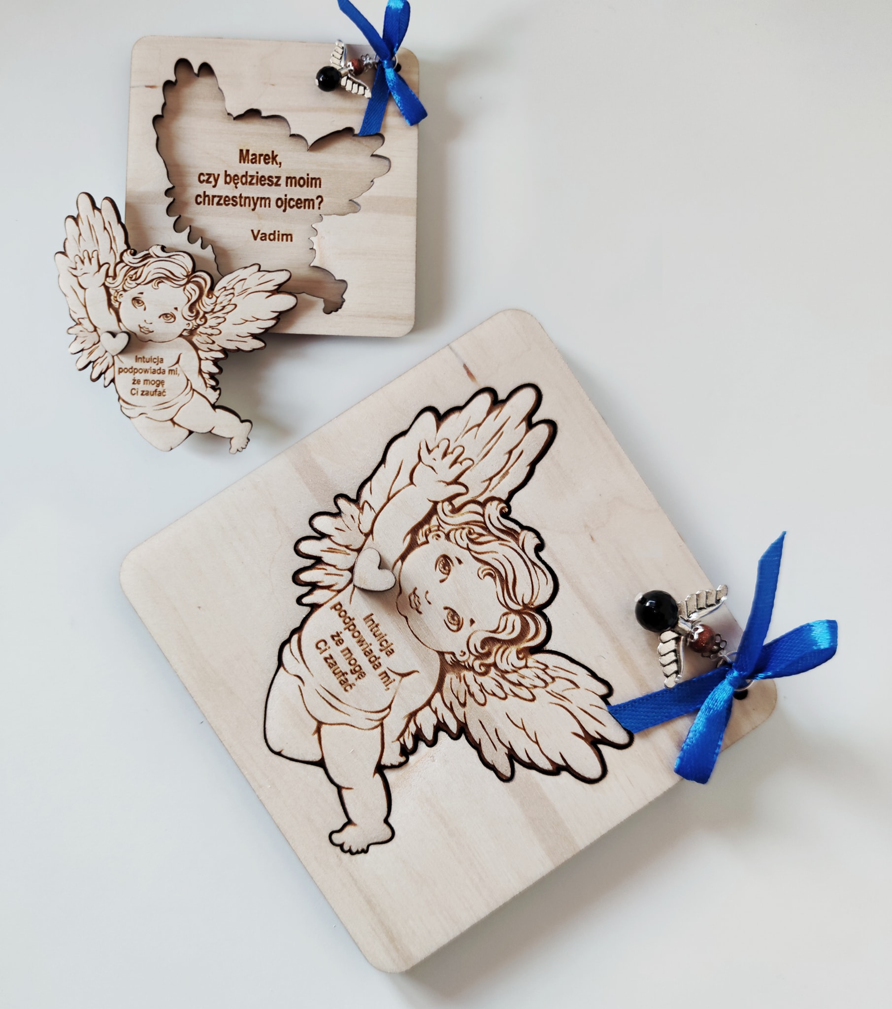 Kvietimas tapti krikšto tėvais "Angelas"