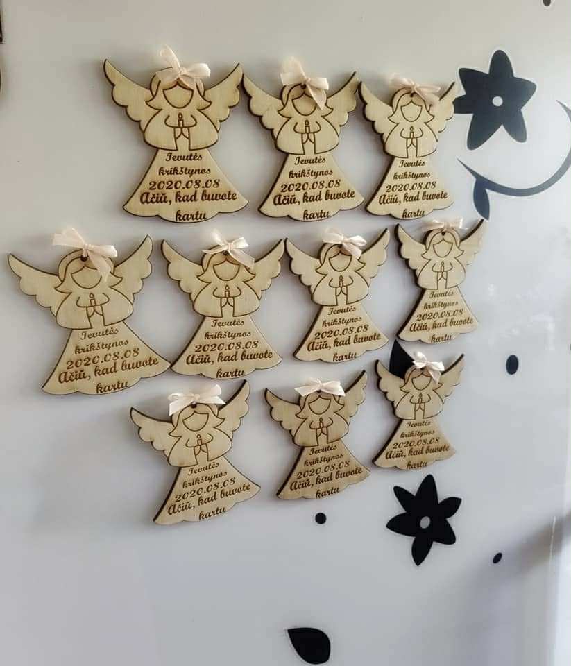 "Angelas" - krikštynų magnetukas