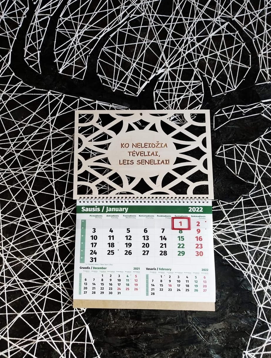 2026 metų kalendorius - Ko neleidžia tėveliai, leis seneliai!