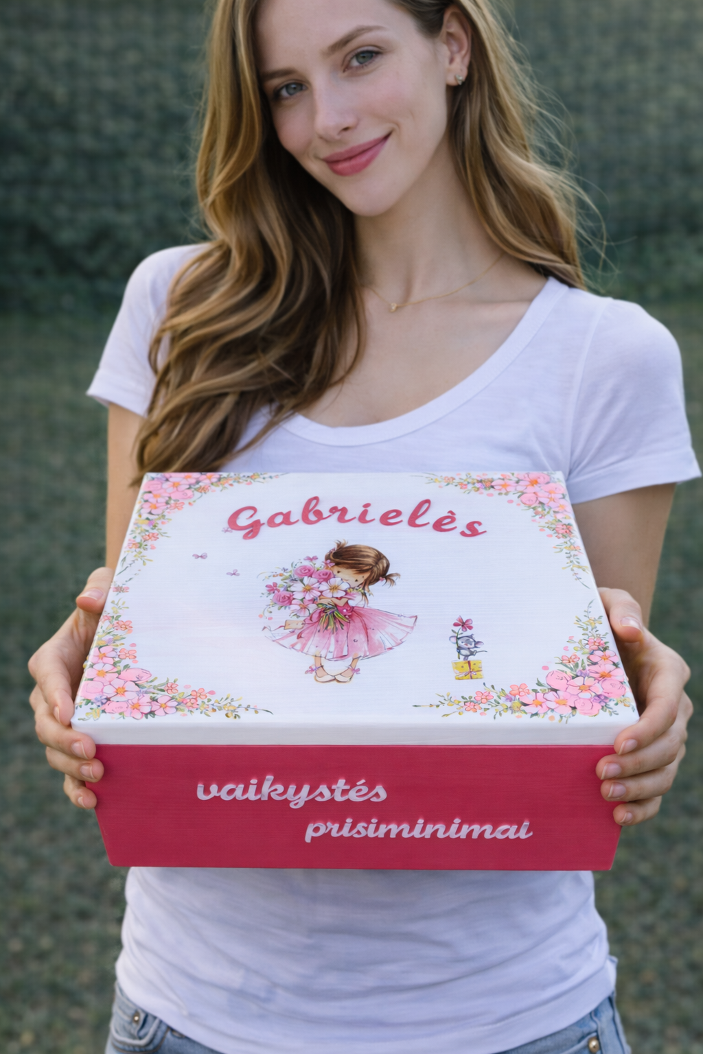 Krikštadėžė "Mergaitė"