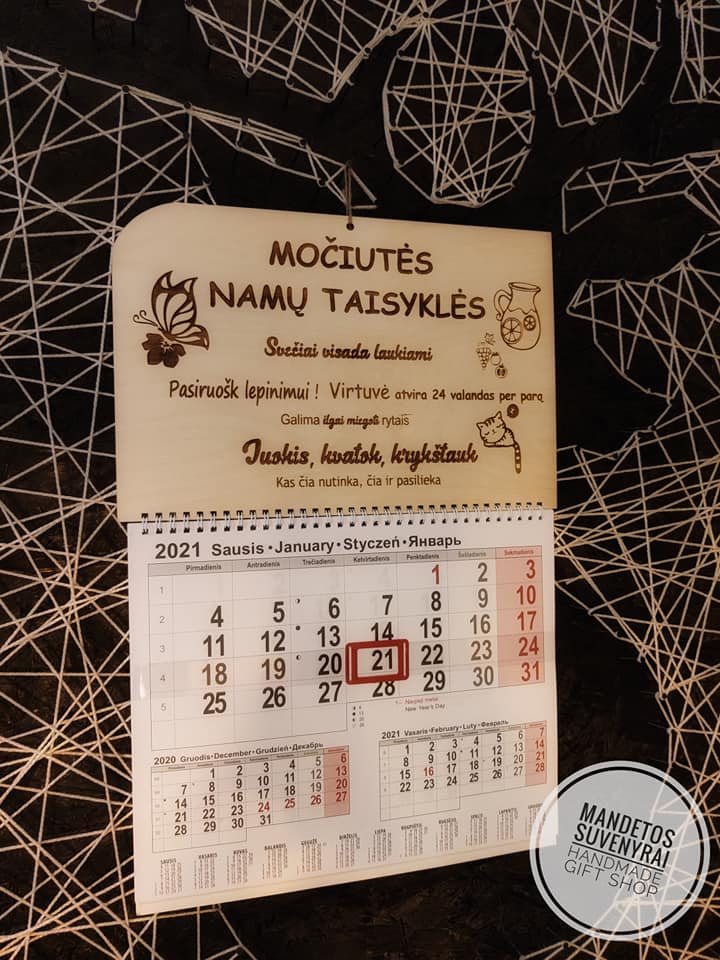 2026 metų kalendorius seneliams