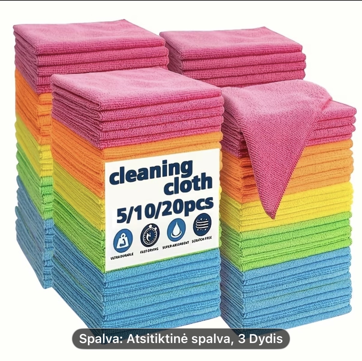 Daugiafunkcinės valymo šluostės