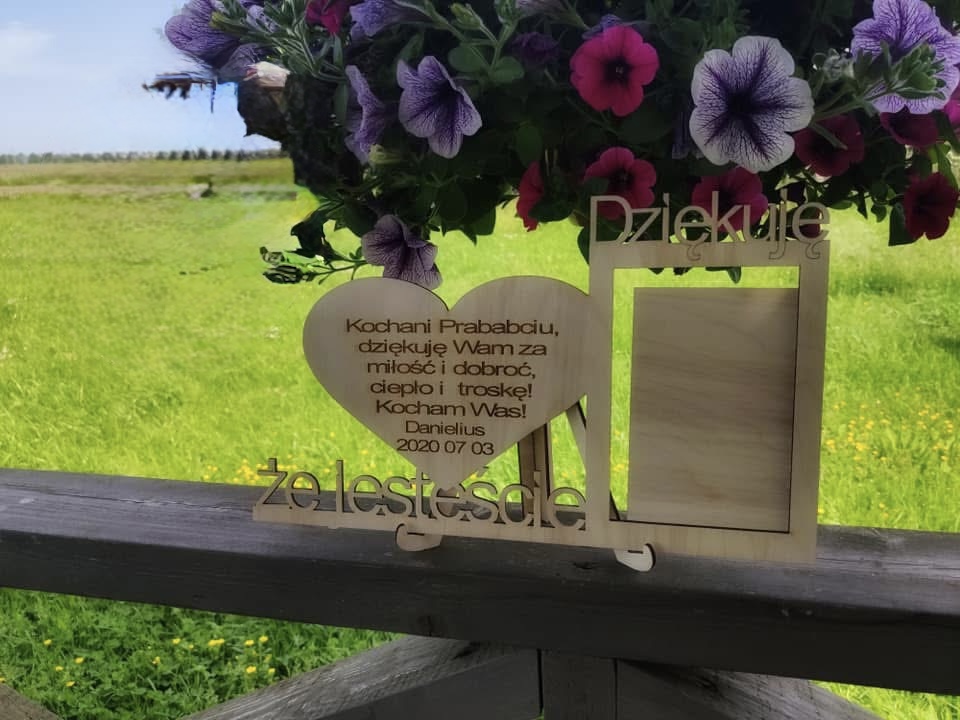 Nuotraukos rėmelis “Ačiū, kad esate”