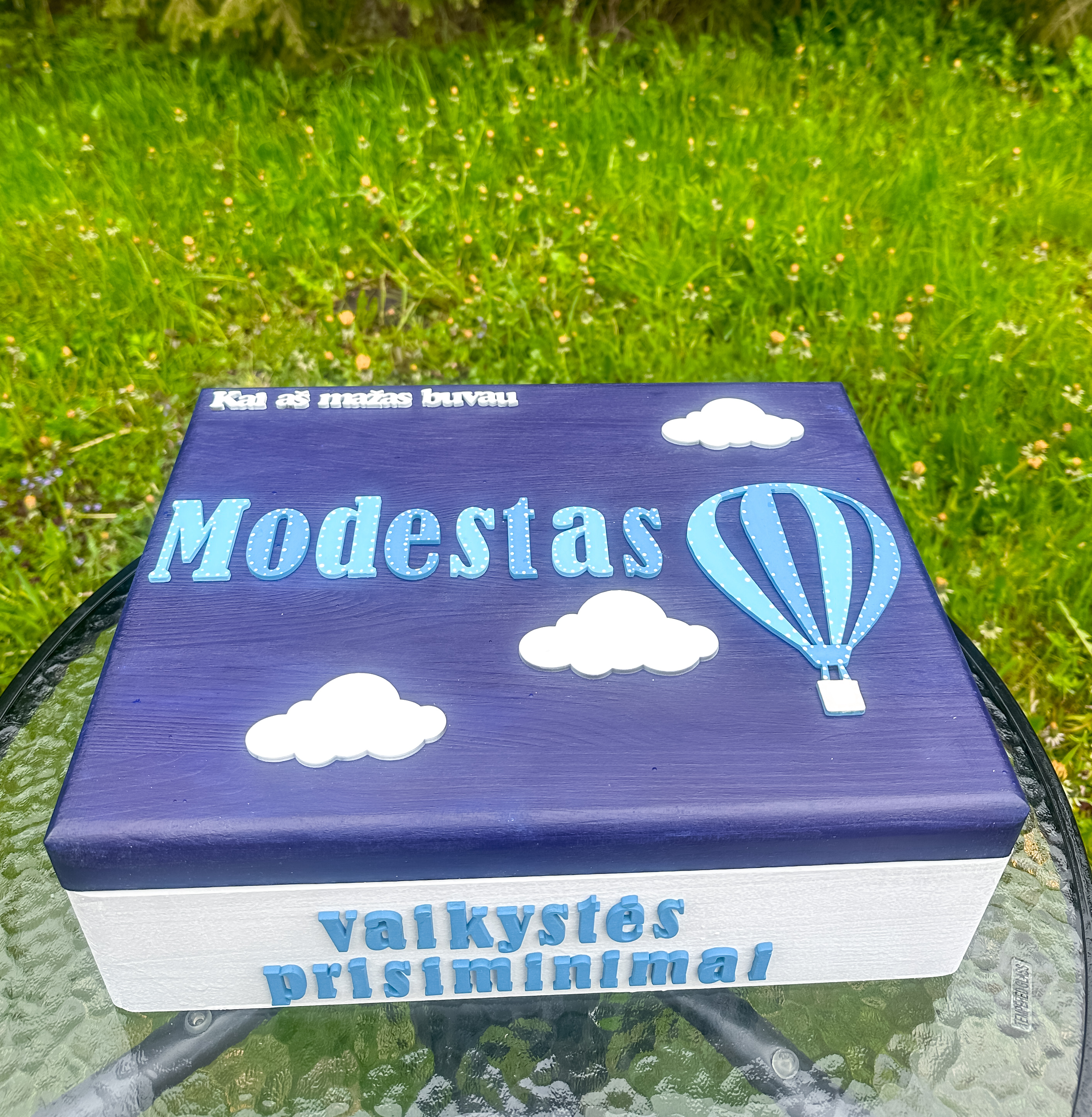 Personalizuota vaikystės prisiminimų dėžutė