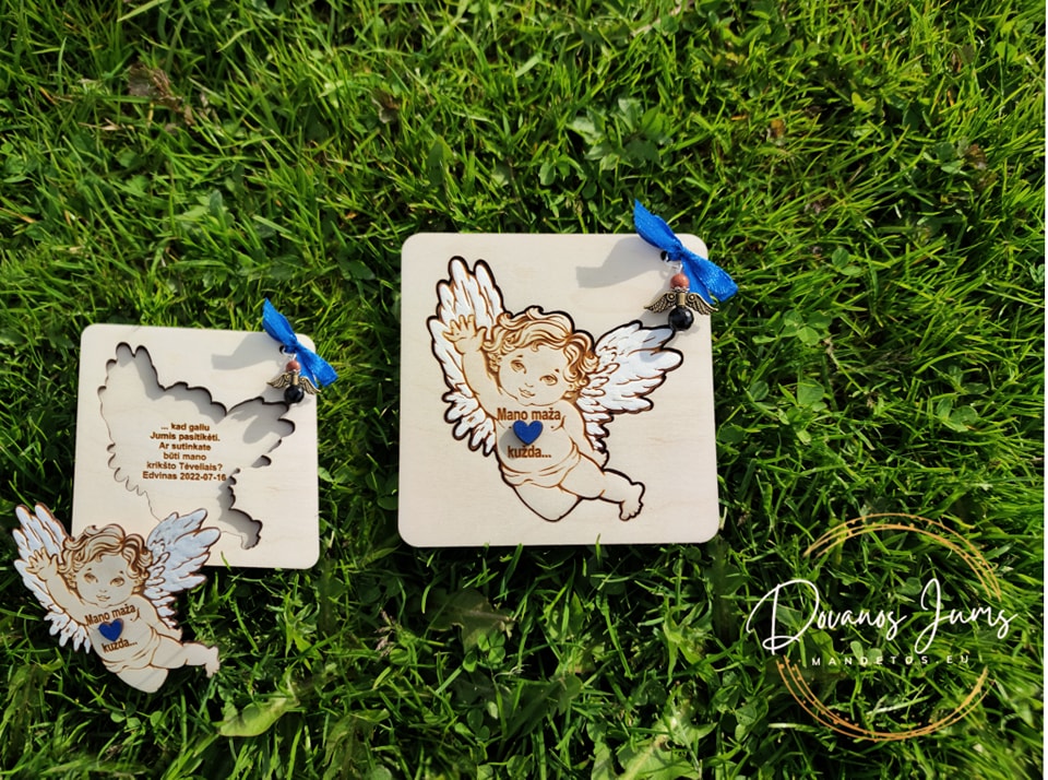 Kvietimas tapti krikšto tėvais "Angelas 2"