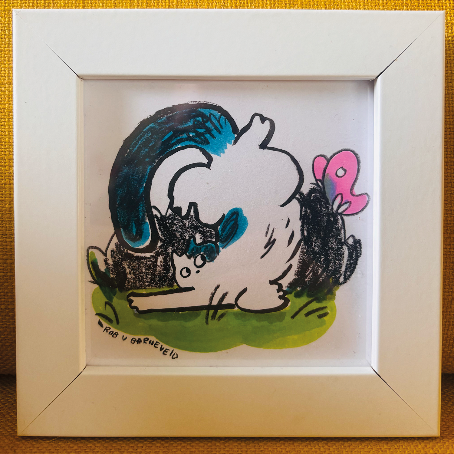 Poezentekening - Origineel!