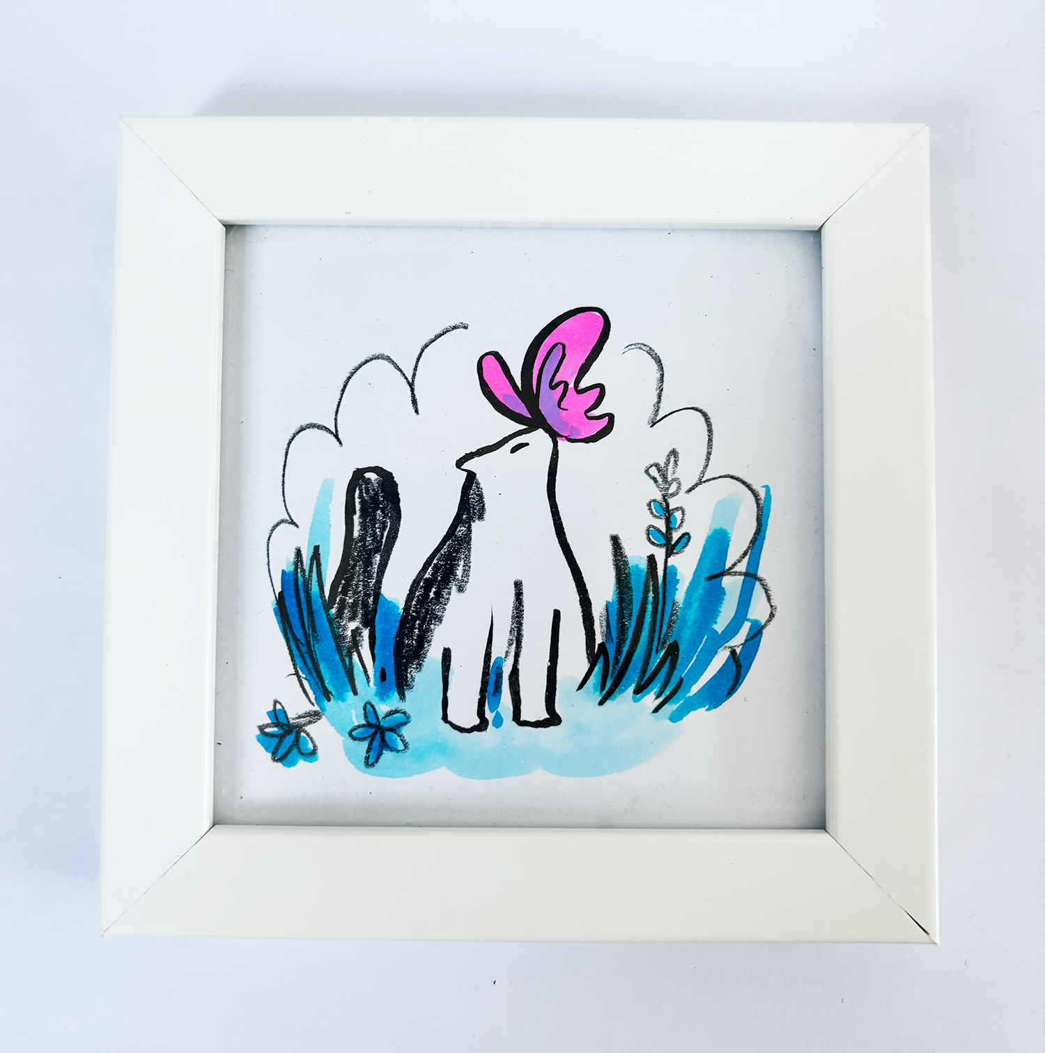 Poezentekening - Origineel!