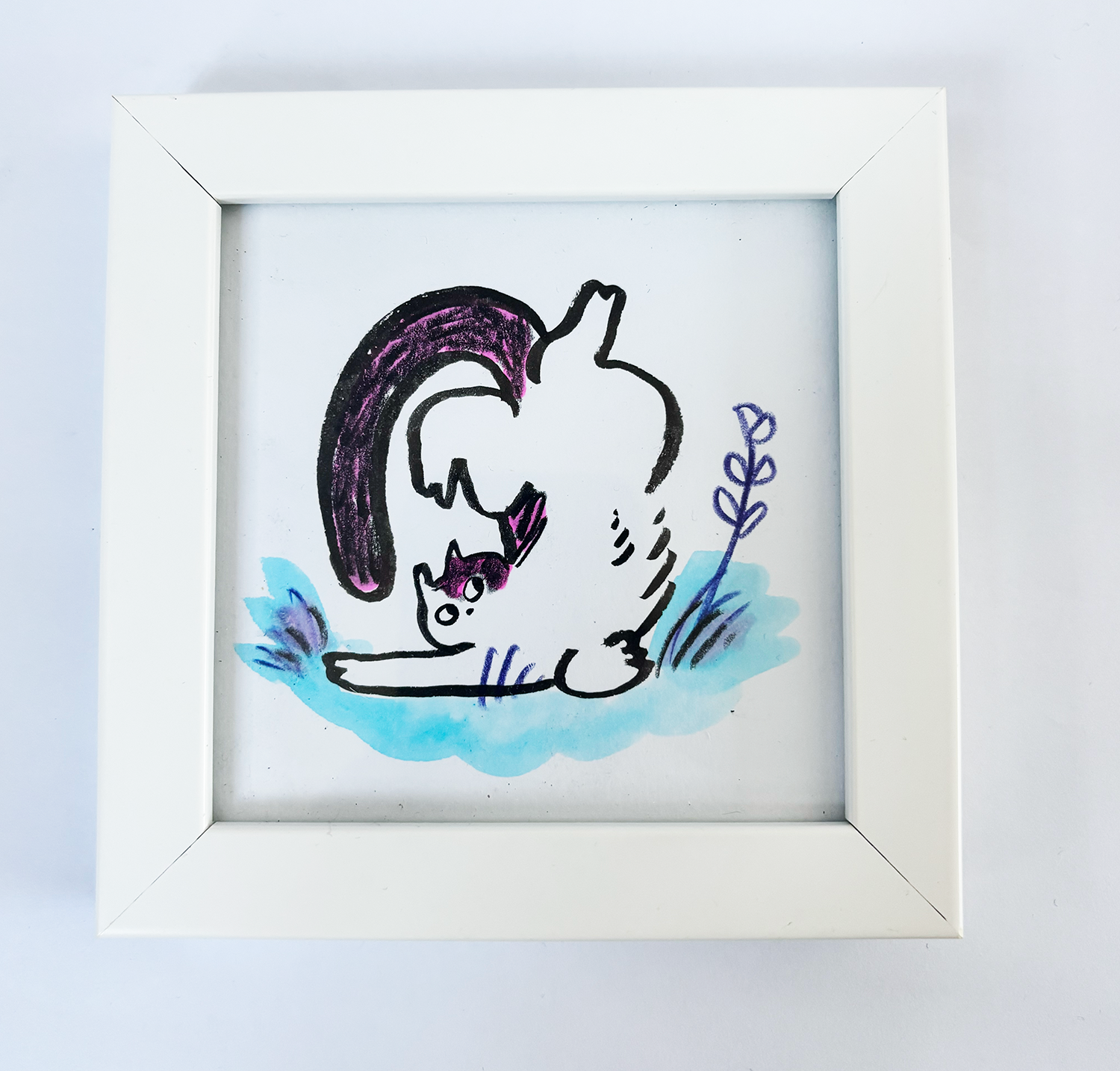 Poezentekening - Origineel!