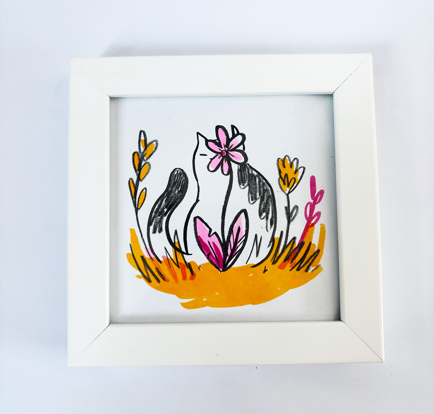 Poezentekening - Origineel!