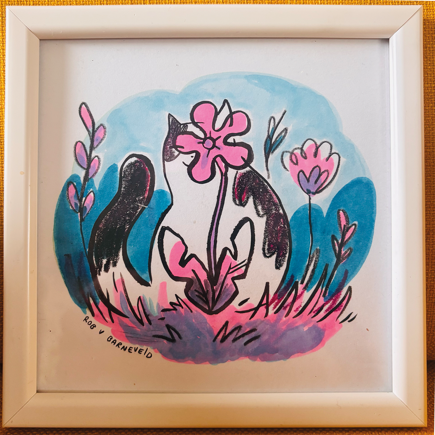 Poezentekening - Origineel!