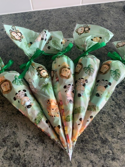 💚Large Jungle Sweet Cone With Ribbon💚