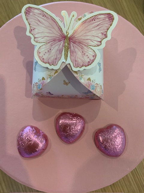 🩷Pink Butterfly Favour Box🩷