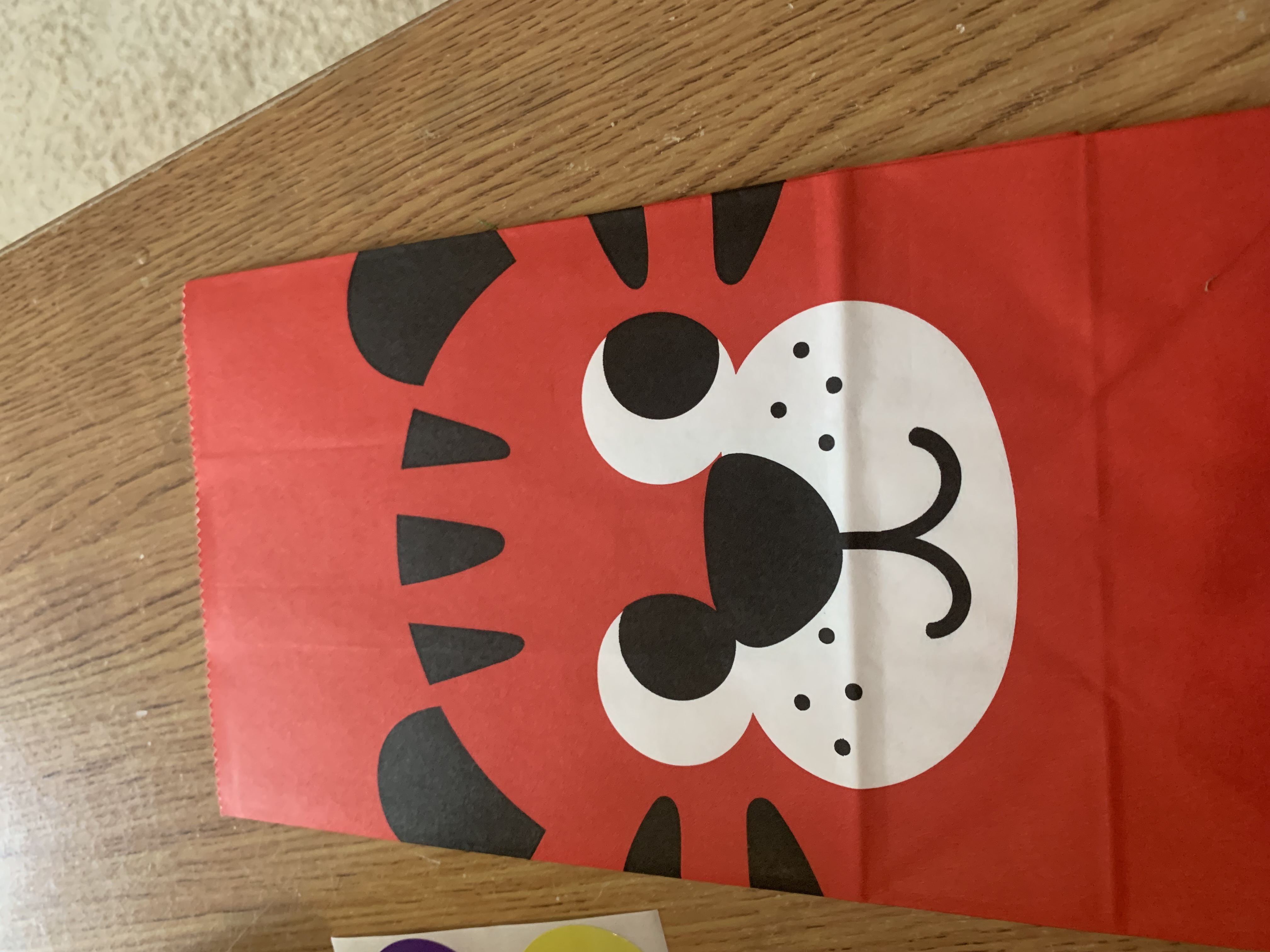 🩵Cute animal party bags with matching stickers🩵